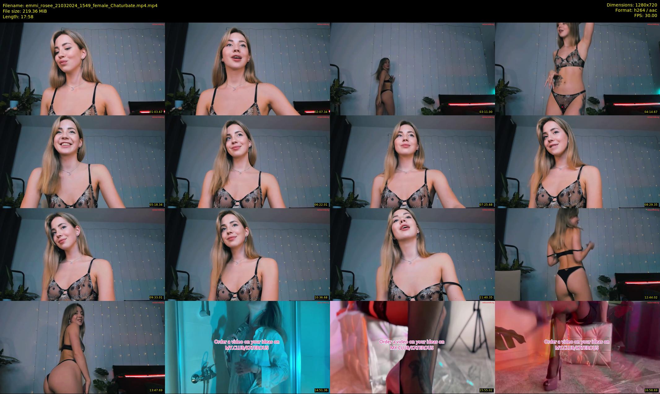 emmi_rosee — 18 minute Chaturbate female cam show recording, 720p, Mar 21, 2024