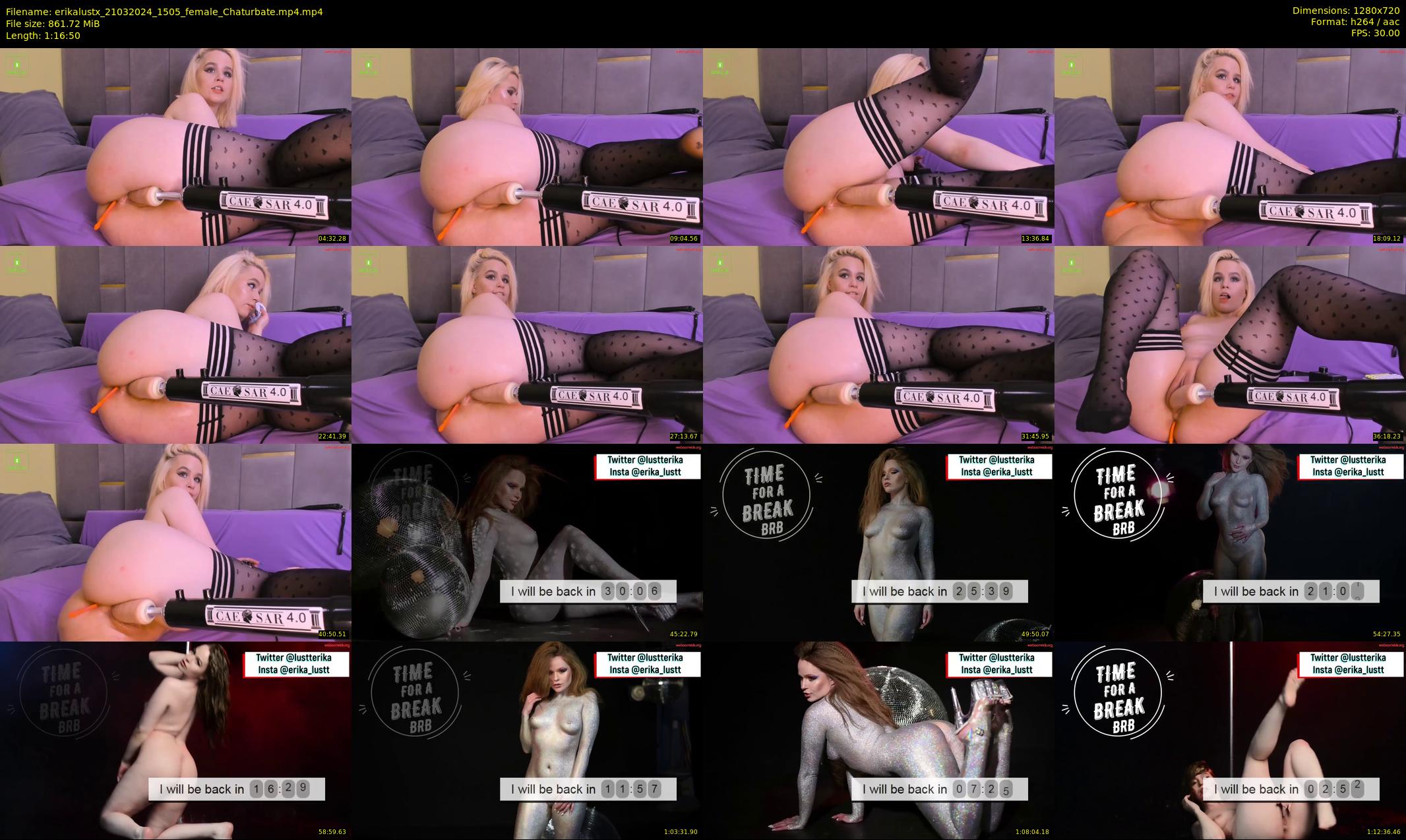 erikalustx — 77 minute Chaturbate female cam show recording, 720p, Mar 21, 2024