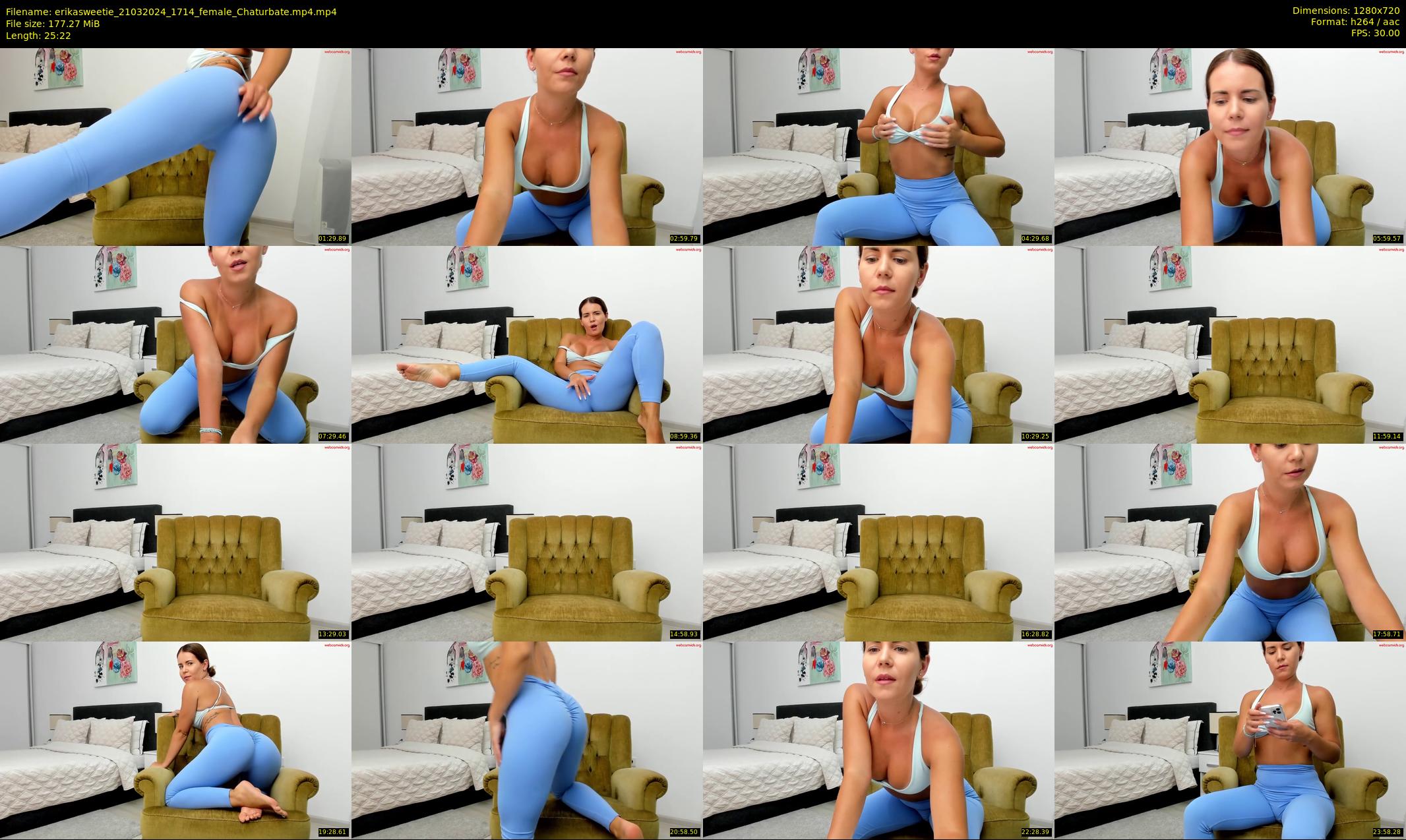 erikasweetie — 26 minute Chaturbate female cam show recording, 720p, Mar 21, 2024