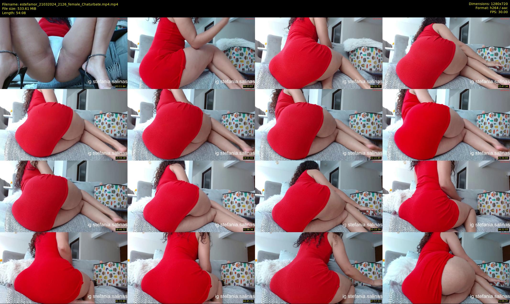 estefamor — 55 minute Chaturbate female cam show recording, 720p, Mar 21, 2024