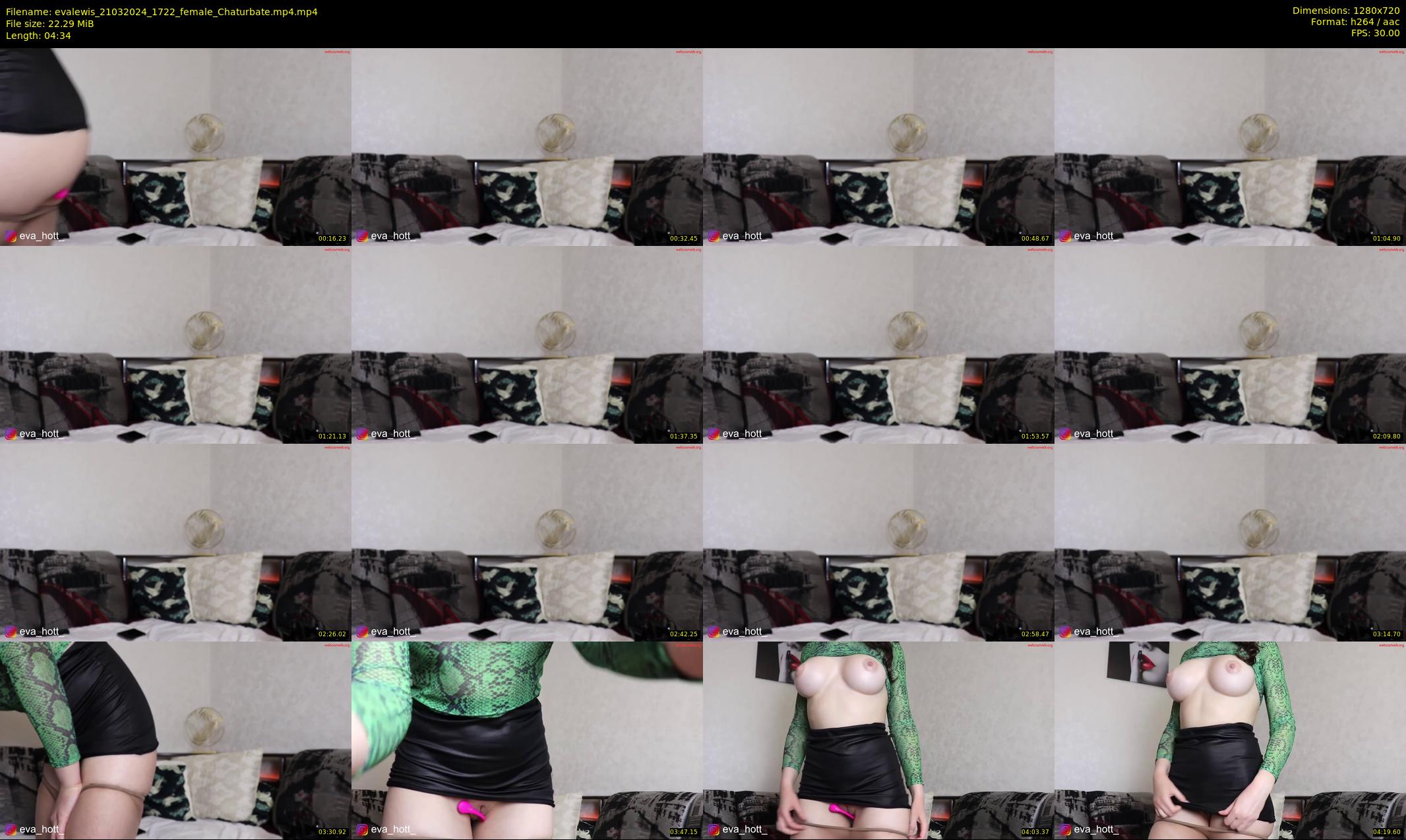 evalewis — 5 minute Chaturbate female cam show recording, 720p, Mar 21, 2024