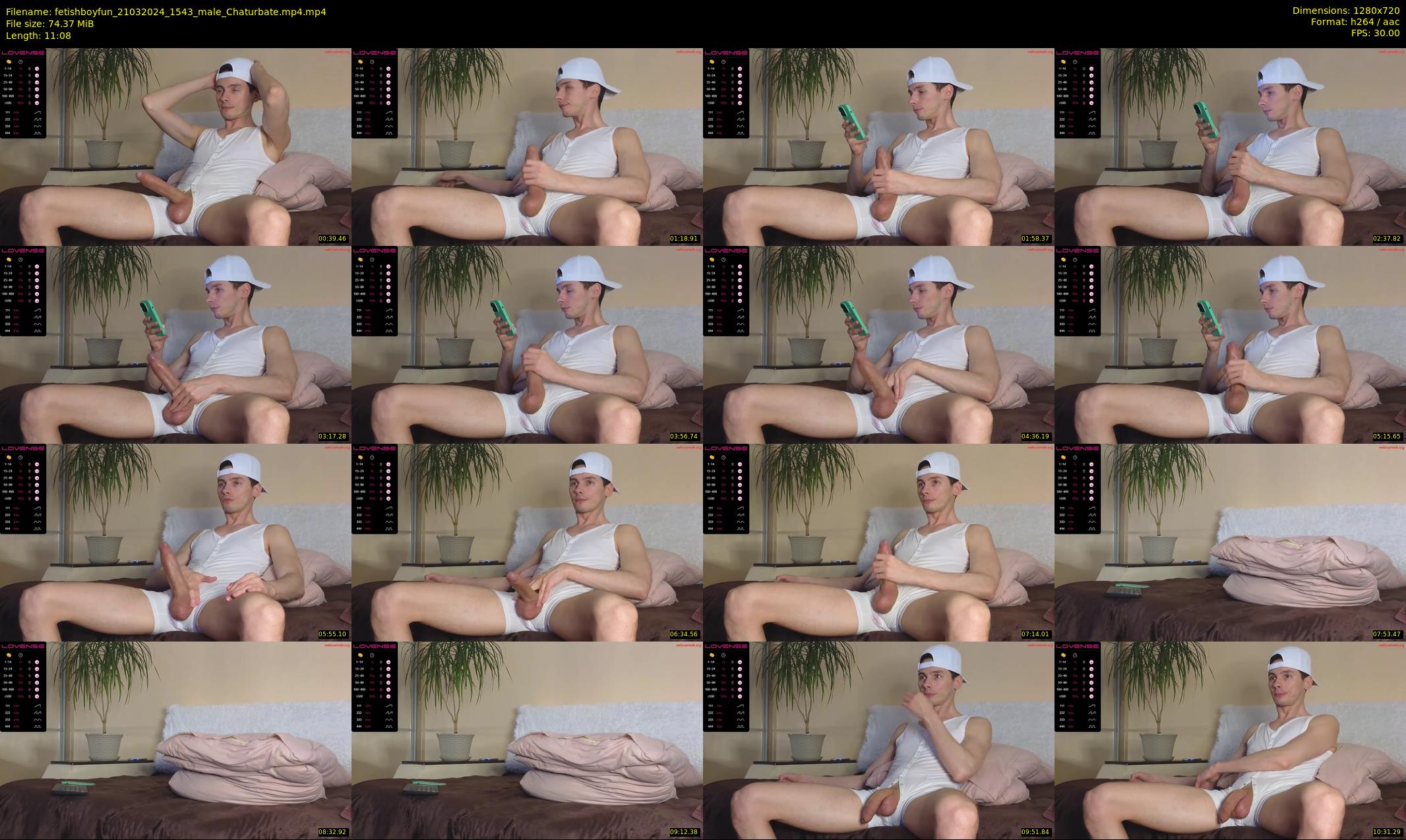 fetishboyfun — 12 minute Chaturbate male cam show recording, 720p, Mar 21, 2024