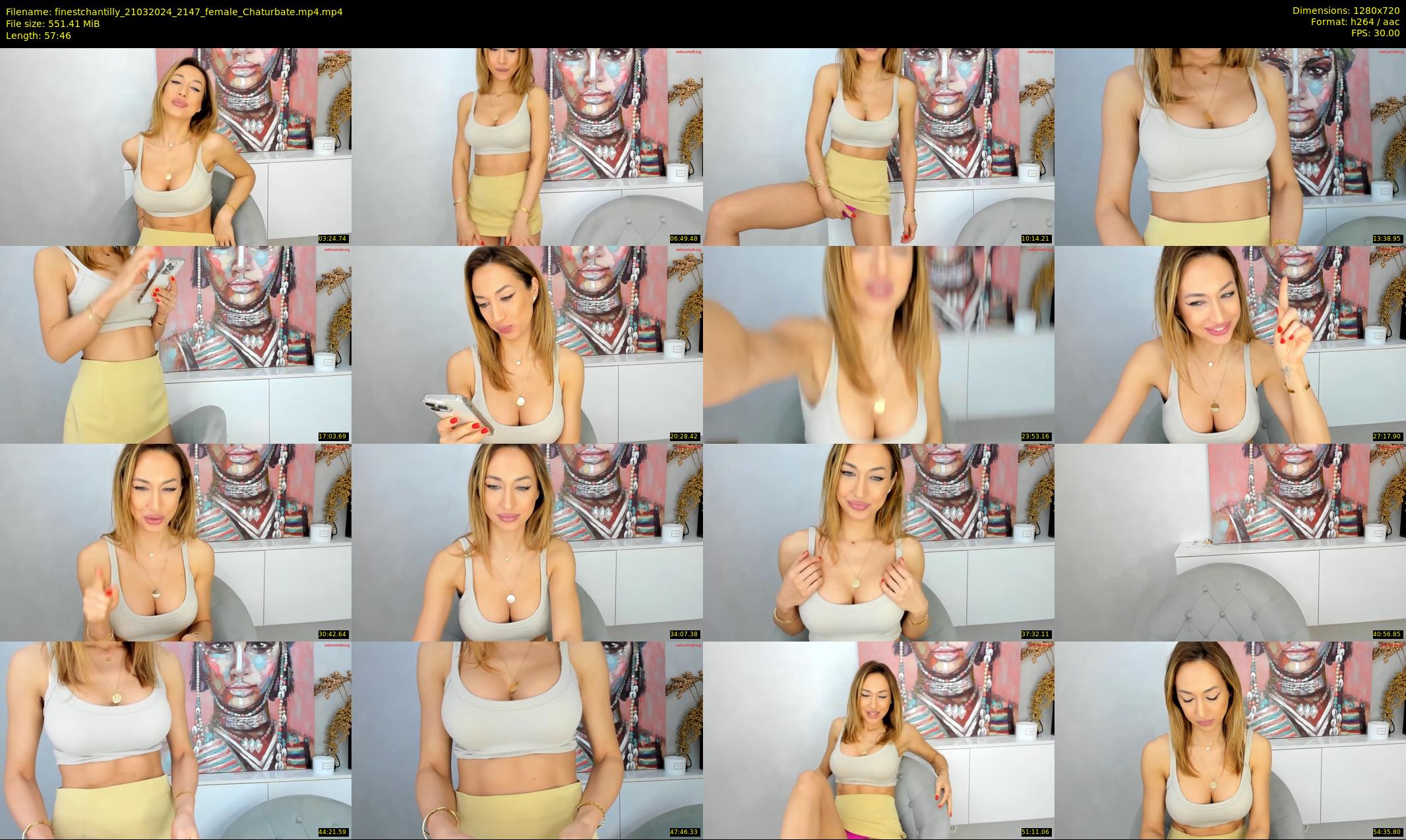 finestchantilly — 58 minute Chaturbate female cam show recording, 720p, Mar 21, 2024