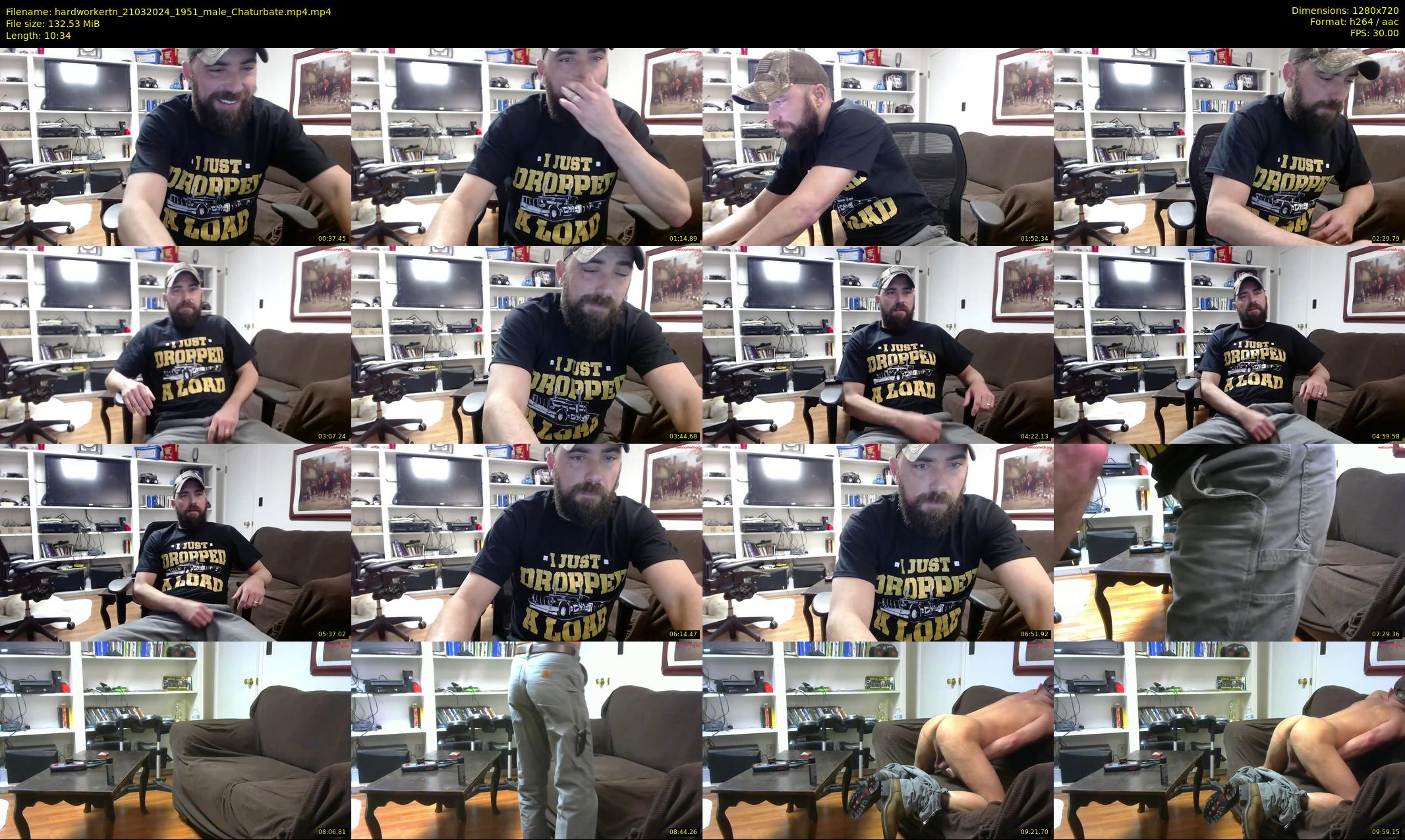 hardworkertn — 11 minute Chaturbate male cam show recording, 720p, Mar 21, 2024