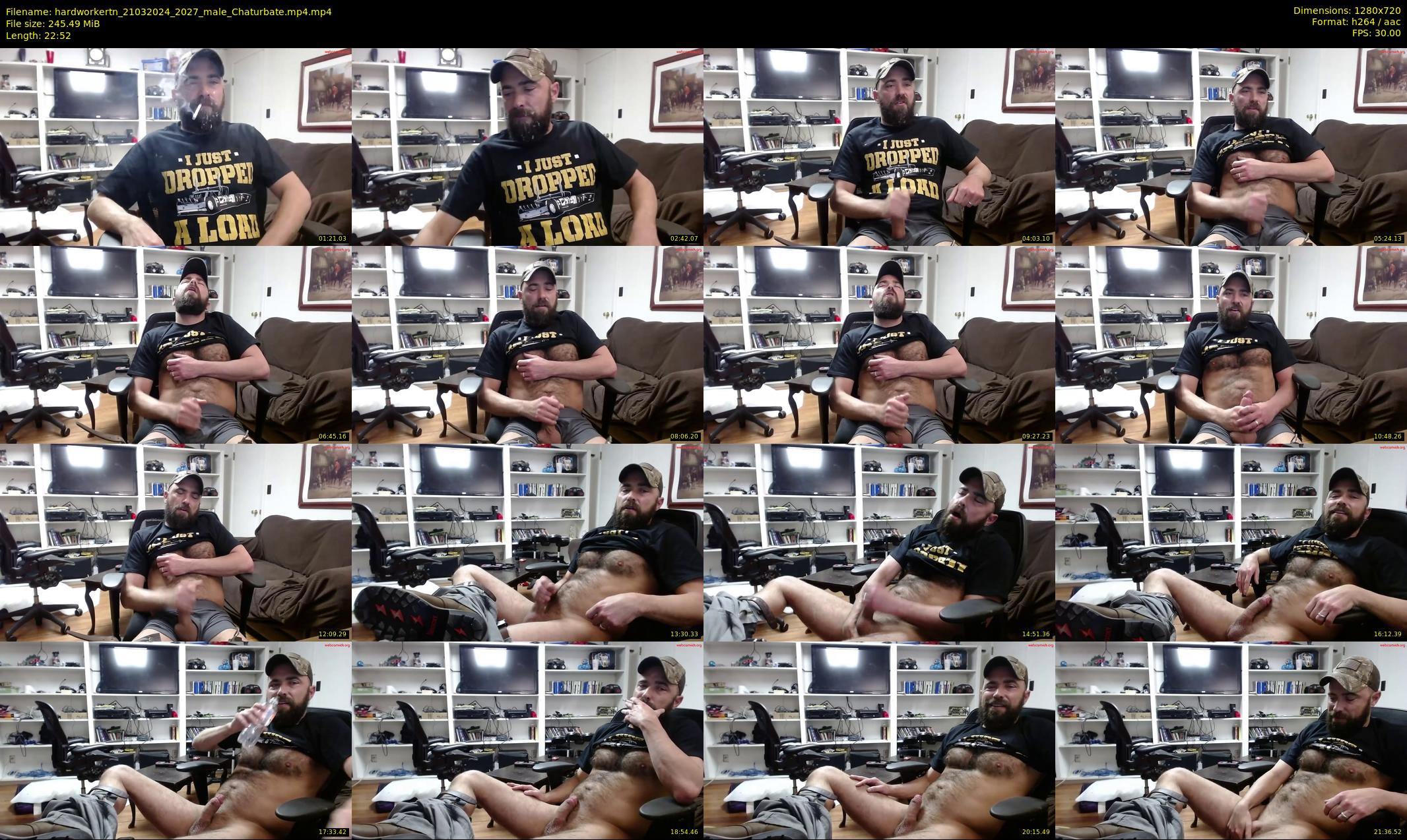 hardworkertn — 23 minute Chaturbate male cam show recording, 720p, Mar 21, 2024