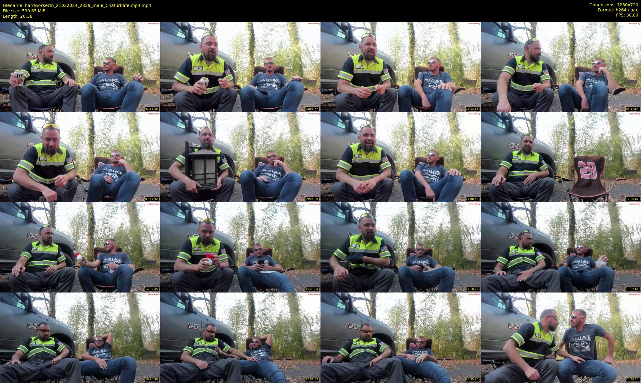 hardworkertn — 27 minute Chaturbate male cam show recording, 720p, Mar 21, 2024