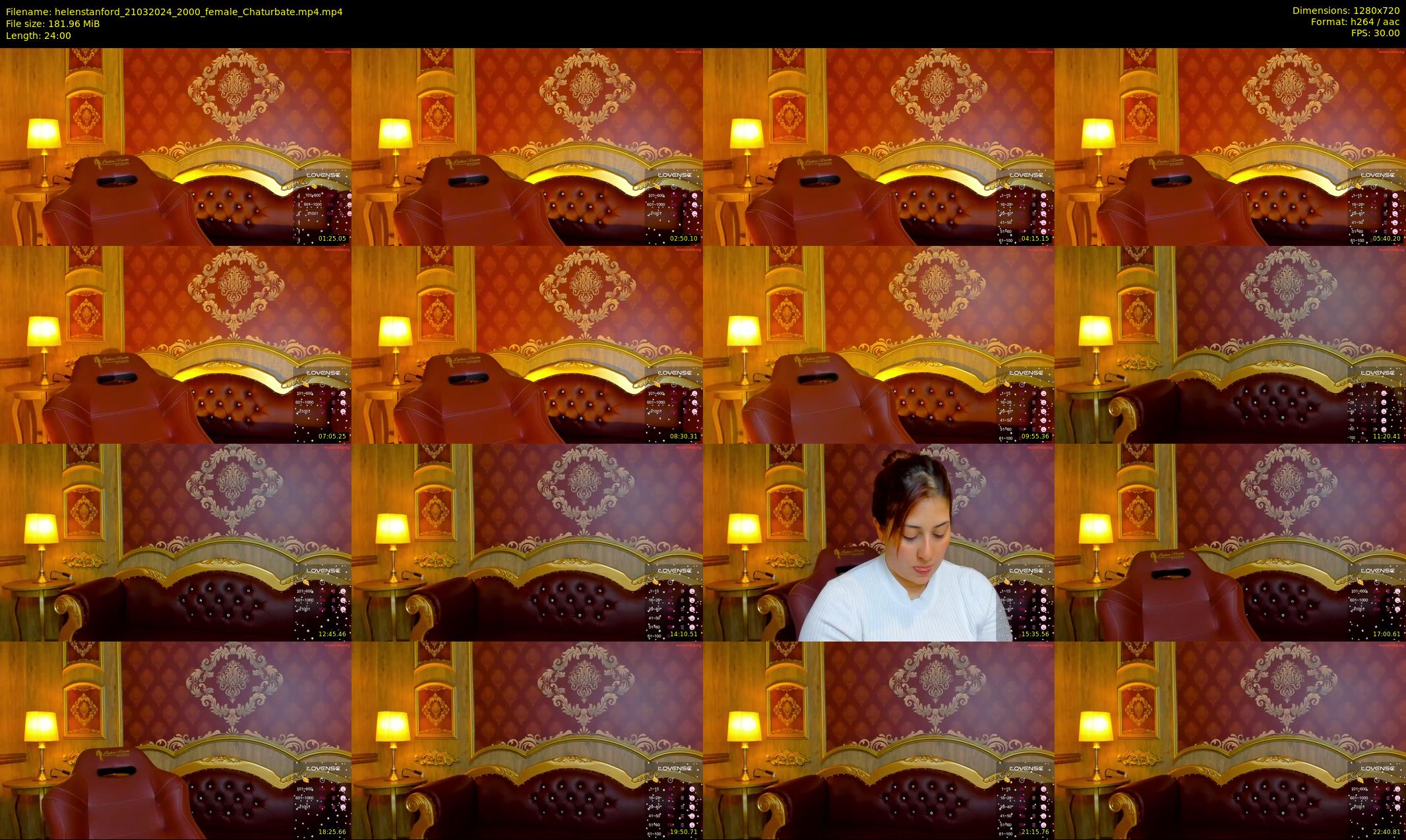 helenstanford — 24 minute Chaturbate female cam show recording, 720p, Mar 21, 2024