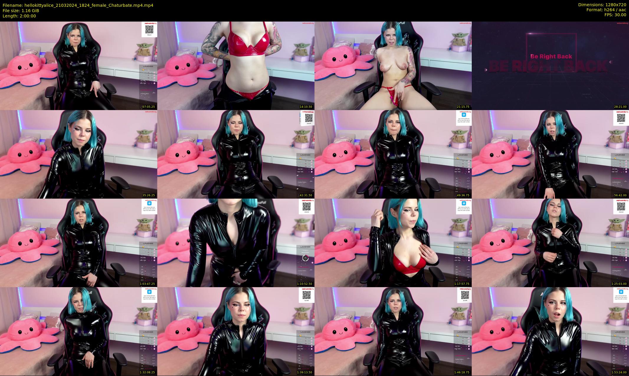 hellokittyalice — 120 minute Chaturbate female cam show recording, 720p, Mar 21, 2024