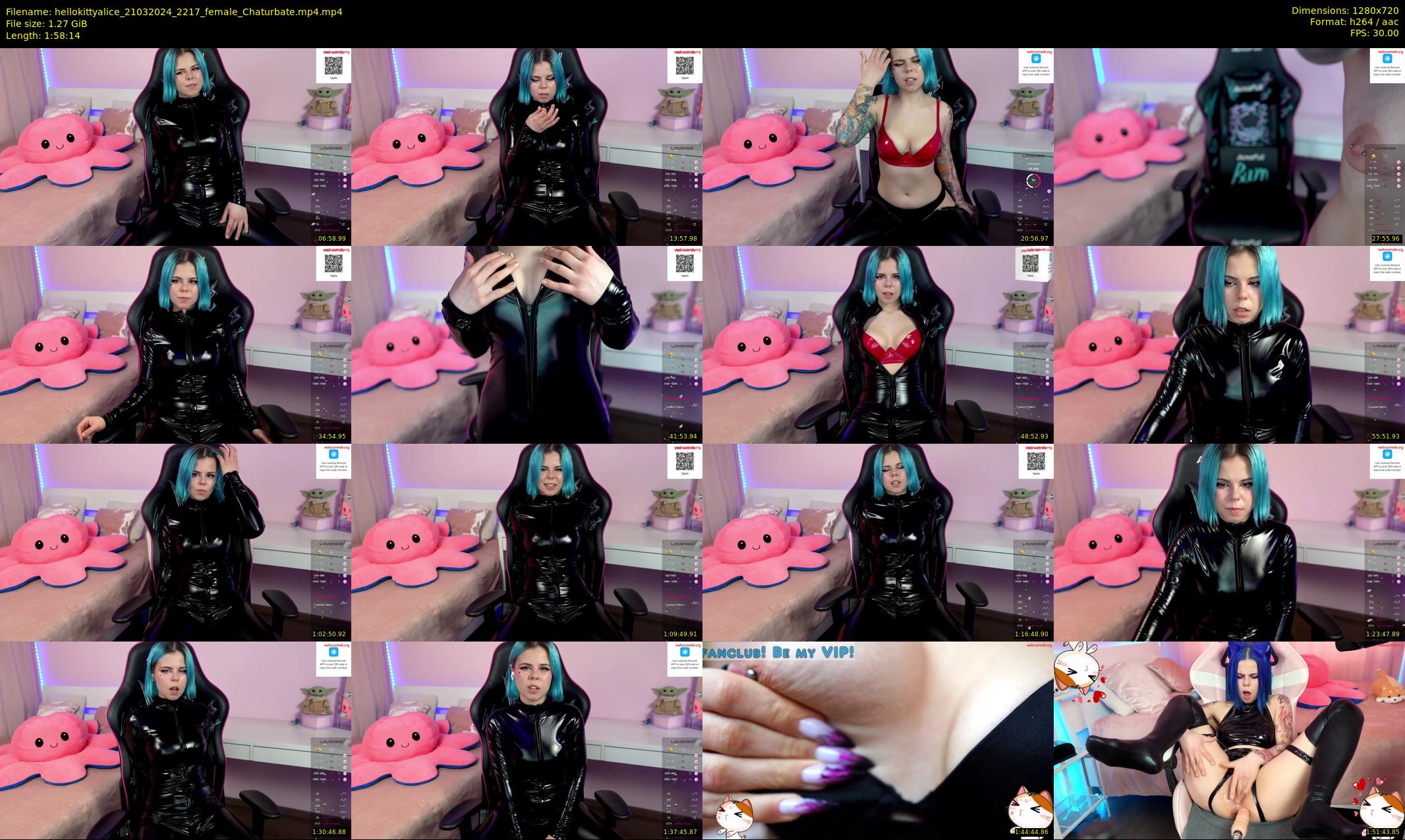hellokittyalice — 119 minute Chaturbate female cam show recording, 720p, Mar 21, 2024