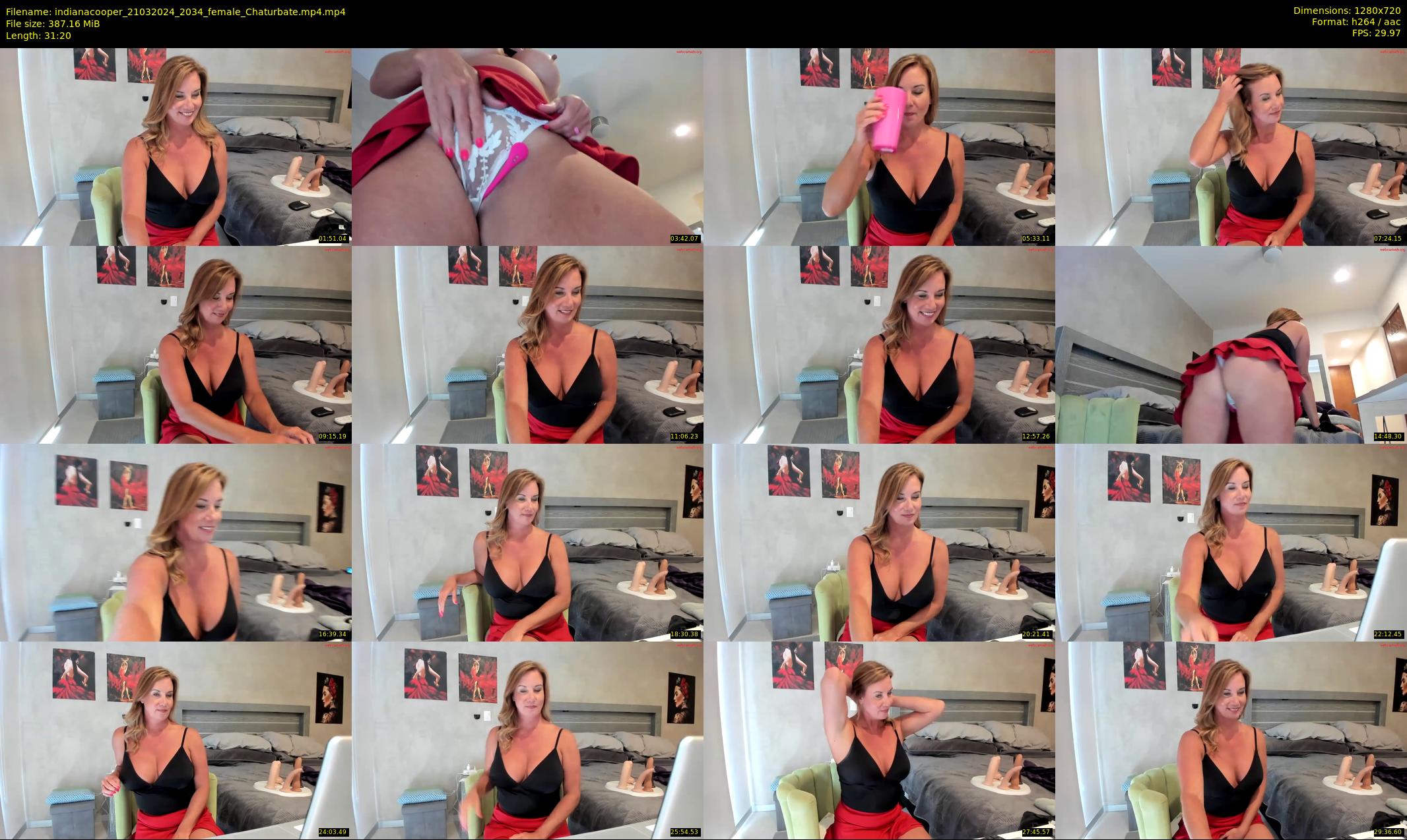 indianacooper — 32 minute Chaturbate female cam show recording, 720p, Mar 21, 2024