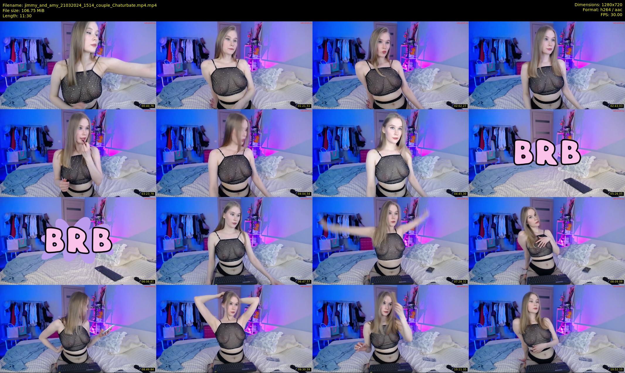 jimmy_and_amy — 12 minute Chaturbate couple cam show recording, 720p, Mar 21, 2024