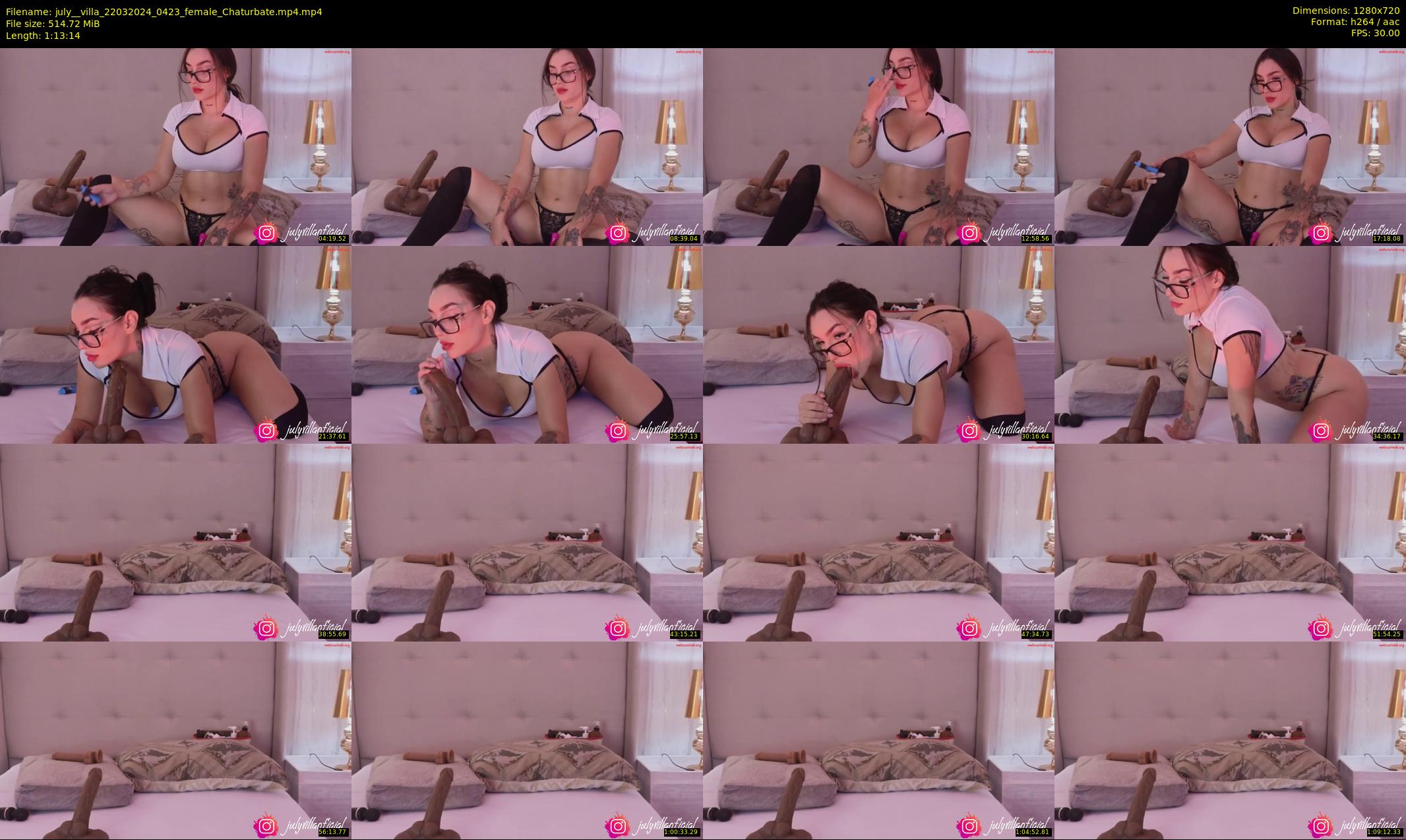 july__villa — 74 minute Chaturbate female cam show recording, 720p, Mar 22, 2024