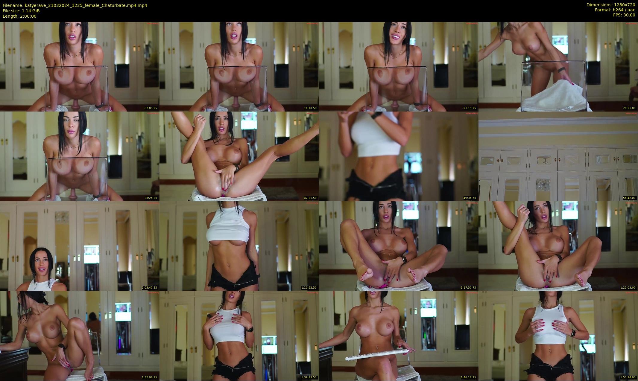 katyerave — 120 minute Chaturbate female cam show recording, 720p, Mar 21, 2024