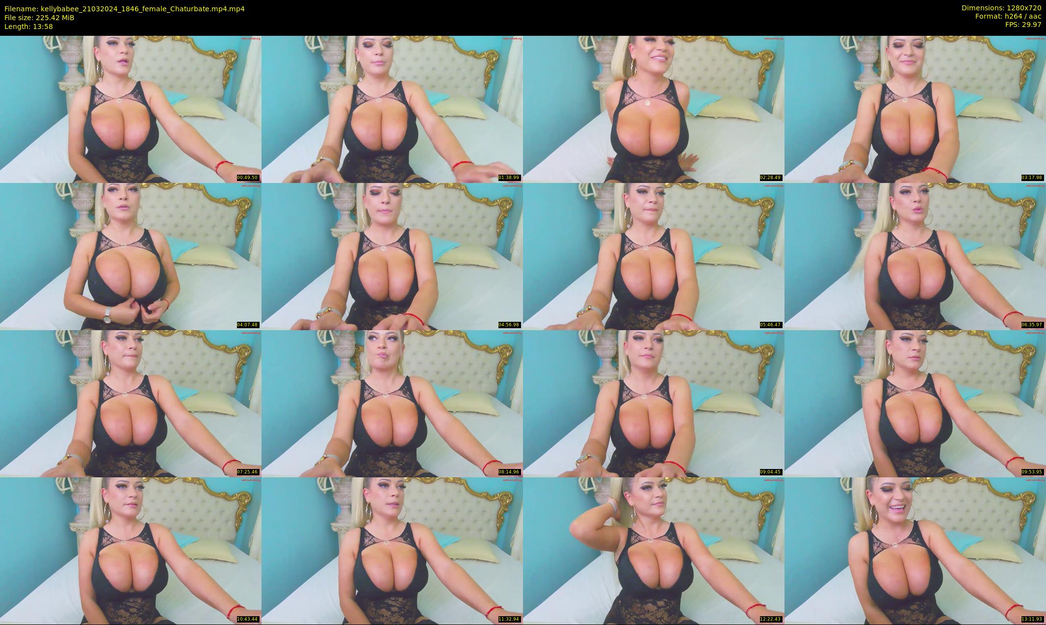 kellybabee — 14 minute Chaturbate female cam show recording, 720p, Mar 21, 2024