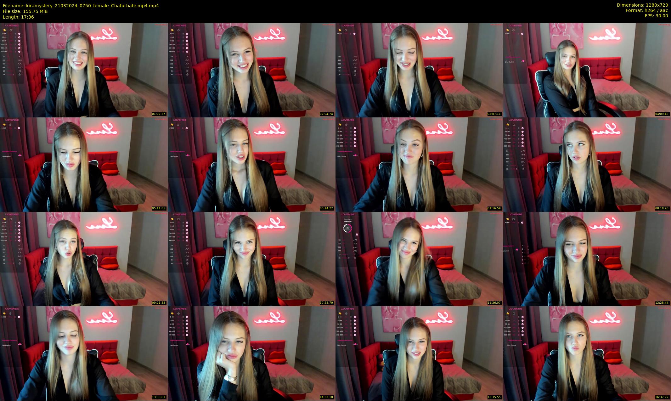 kiramystery — 18 minute Chaturbate female cam show recording, 720p, Mar 21, 2024
