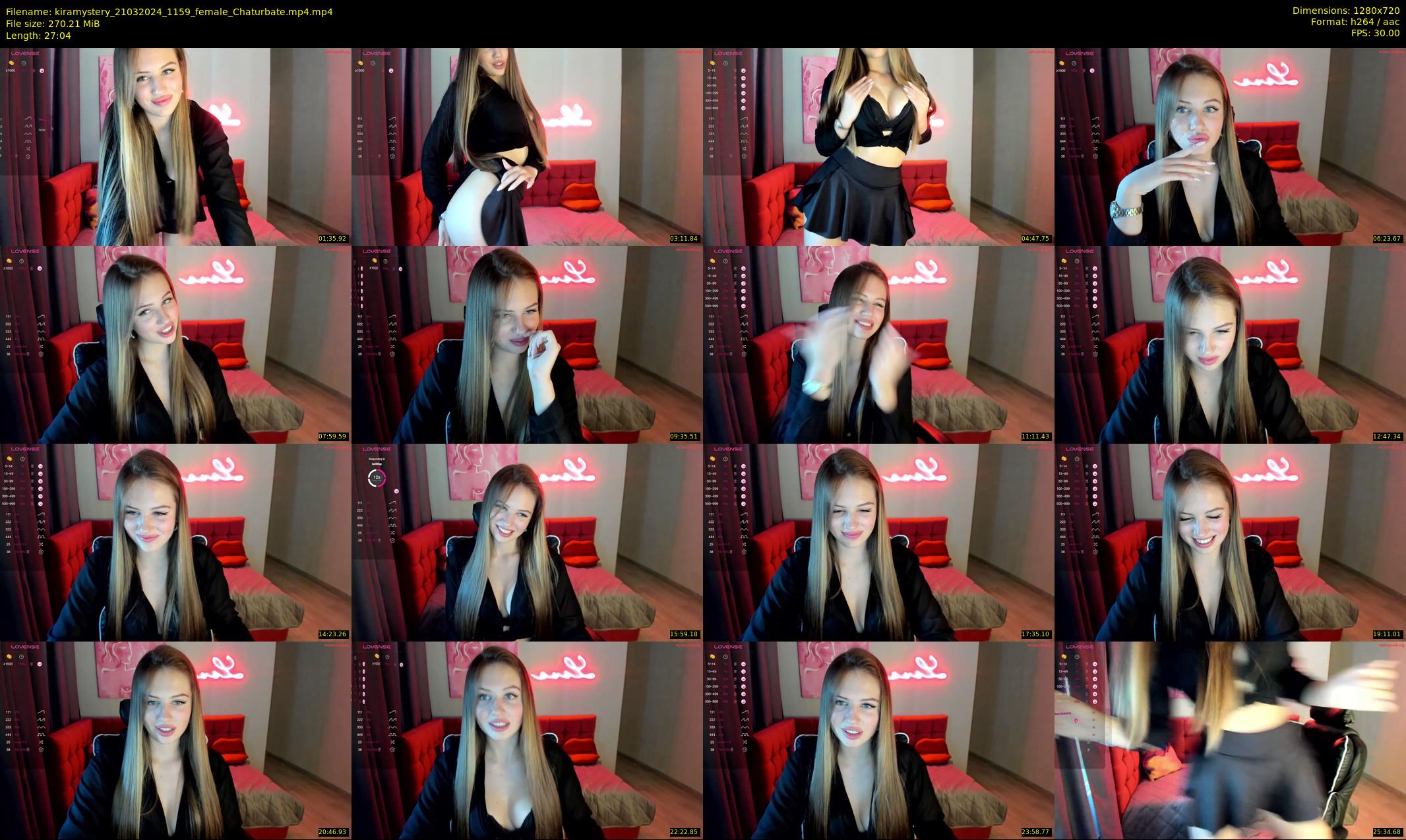 kiramystery — 28 minute Chaturbate female cam show recording, 720p, Mar 21, 2024