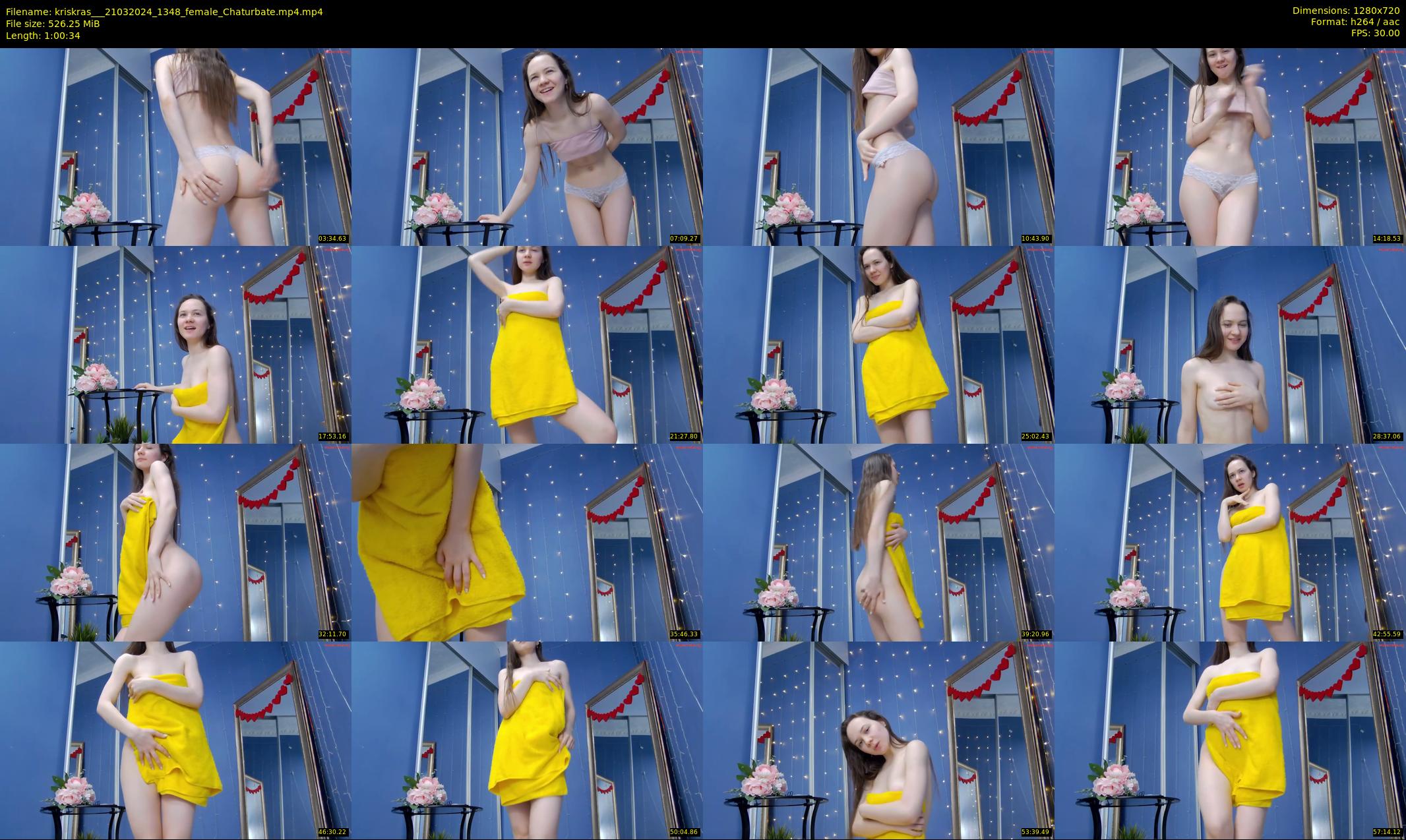 kriskras__ — 61 minute Chaturbate female cam show recording, 720p, Mar 21, 2024
