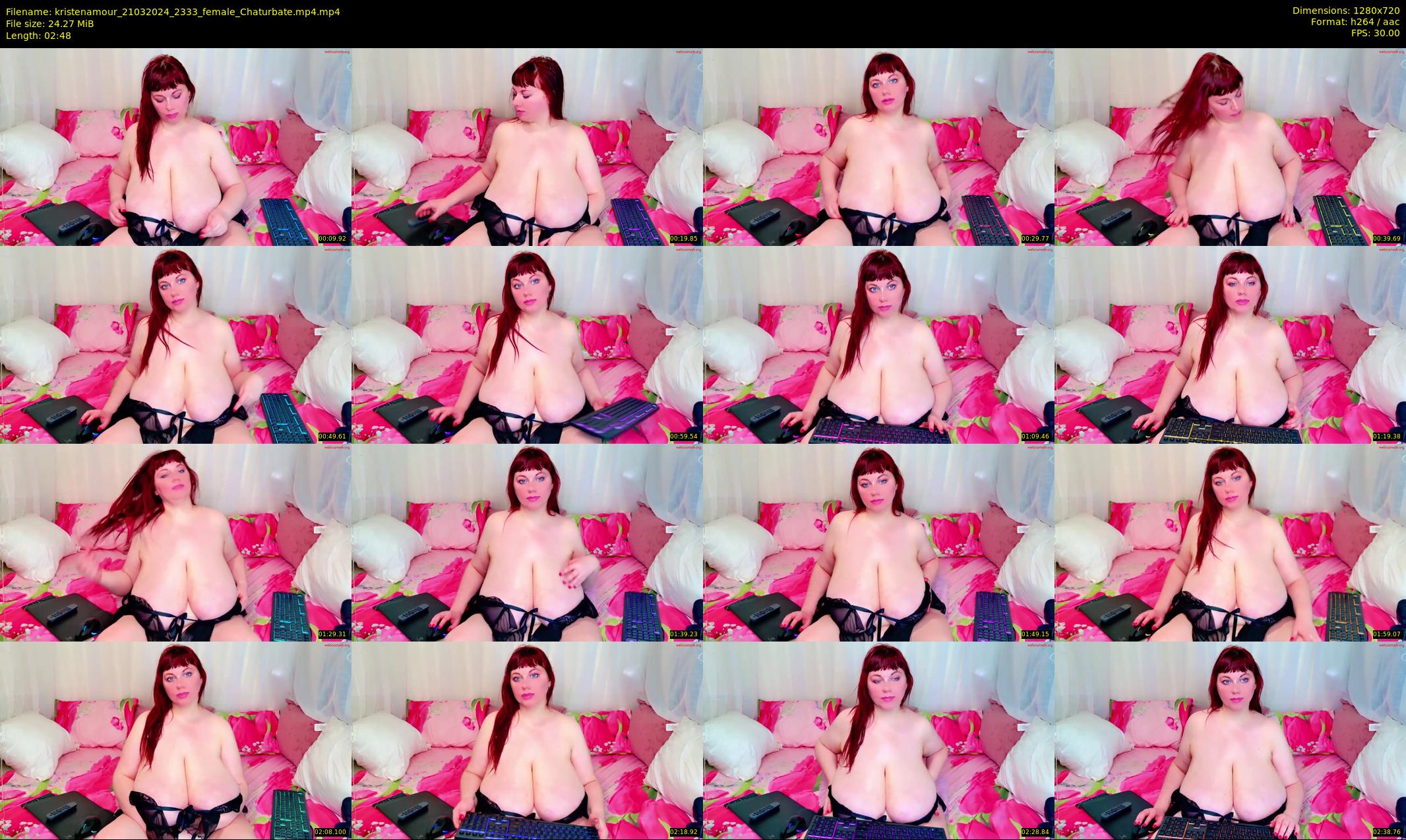 kristenamour — 3 minute Chaturbate female cam show recording, 720p, Mar 21, 2024