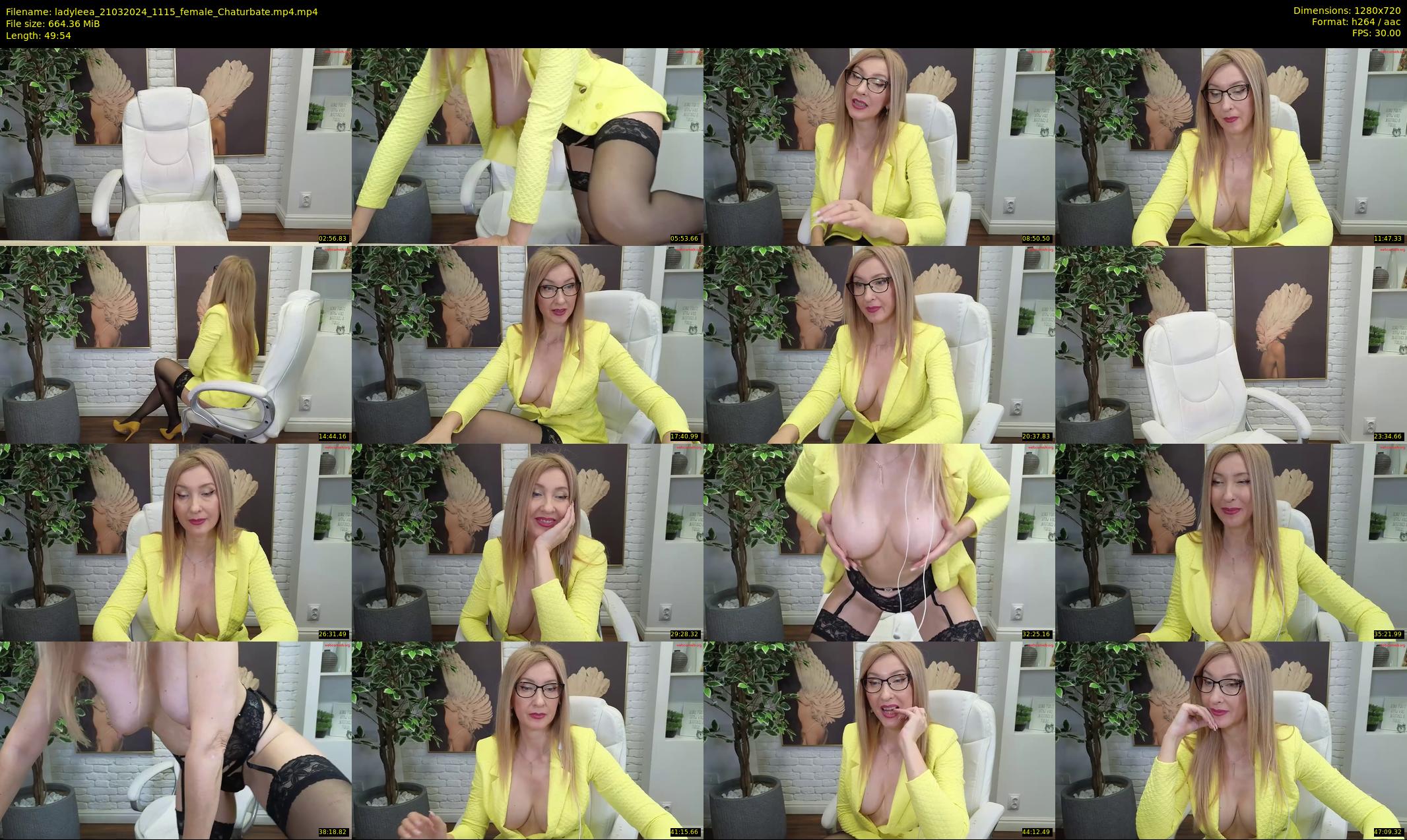ladyleea — 50 minute Chaturbate female cam show recording, 720p, Mar 21, 2024