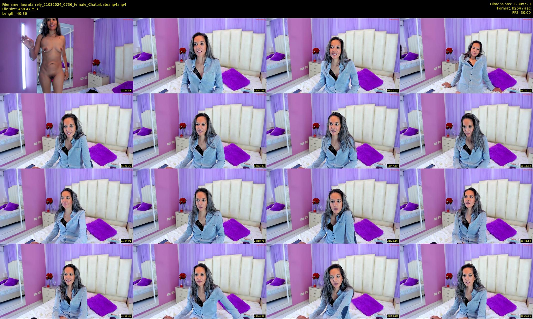laurafarrely — 41 minute Chaturbate female cam show recording, 720p, Mar 21, 2024
