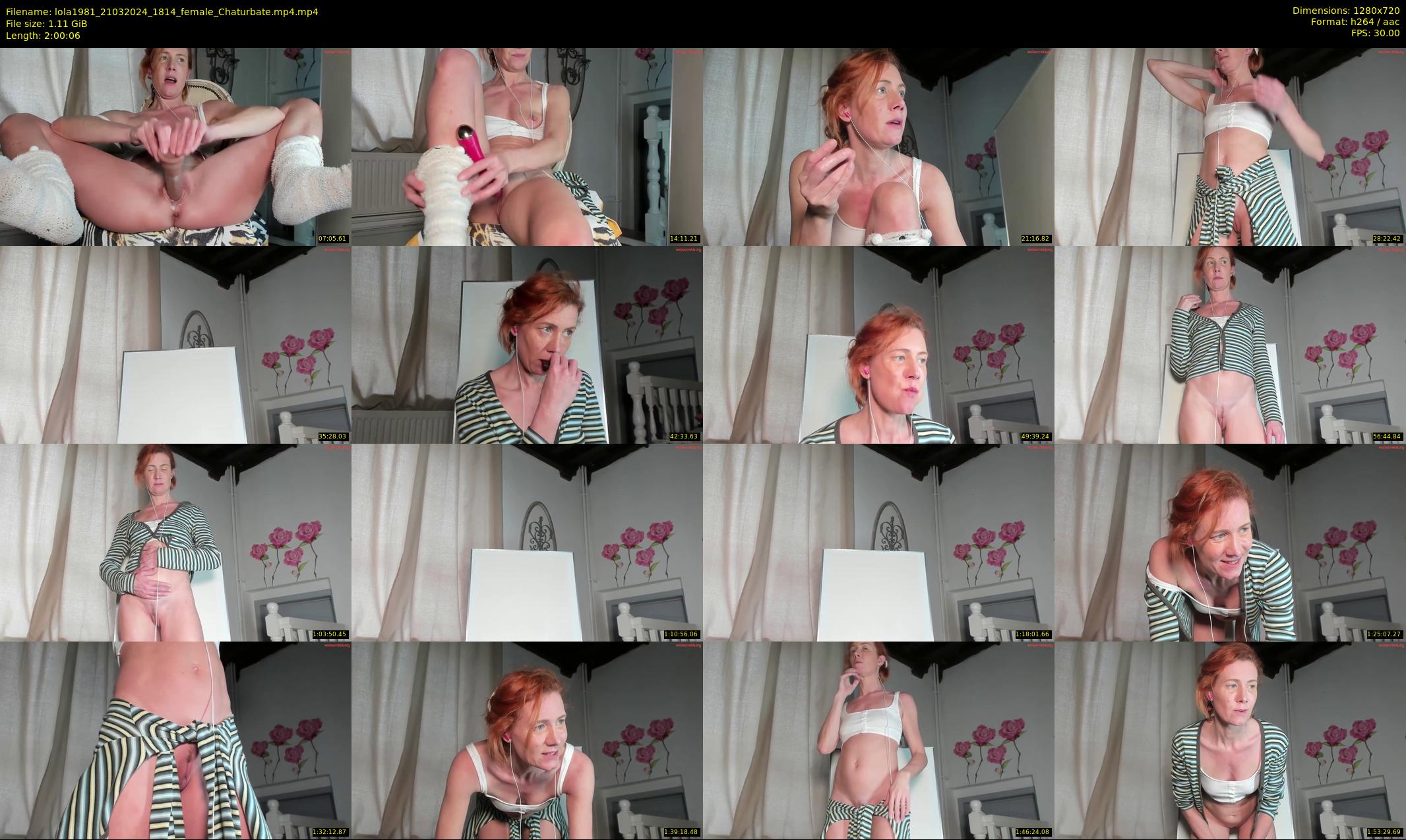 lola1981 — 121 minute Chaturbate female cam show recording, 720p, Mar 21, 2024