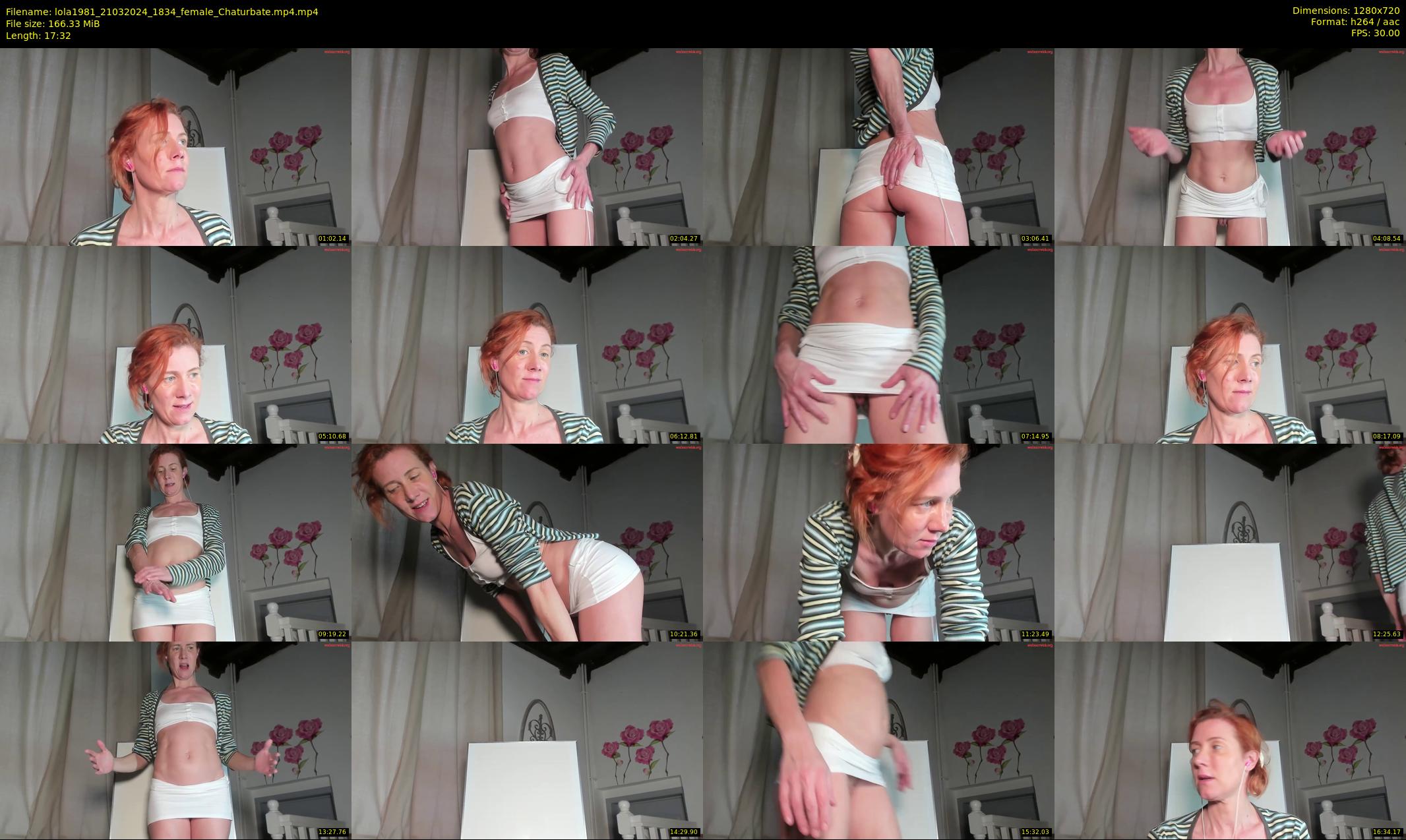 lola1981 — 18 minute Chaturbate female cam show recording, 720p, Mar 21, 2024