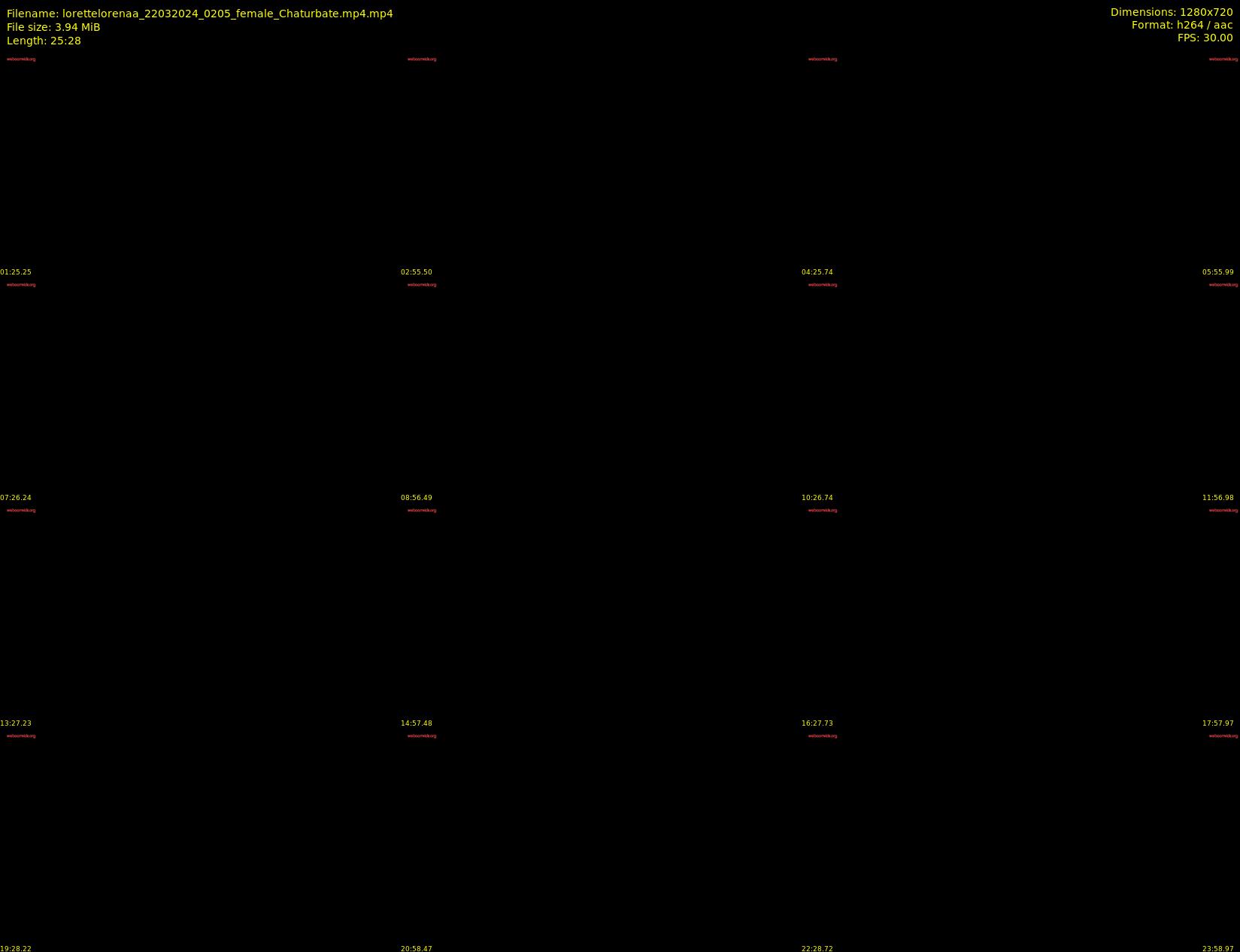 lorettelorenaa — 26 minute Chaturbate female cam show recording, 720p, Mar 22, 2024