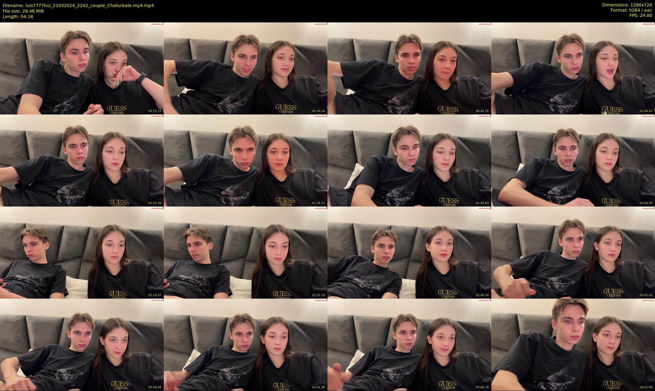 luis7777hui — 5 minute Chaturbate couple cam show recording, 720p, Mar 21, 2024