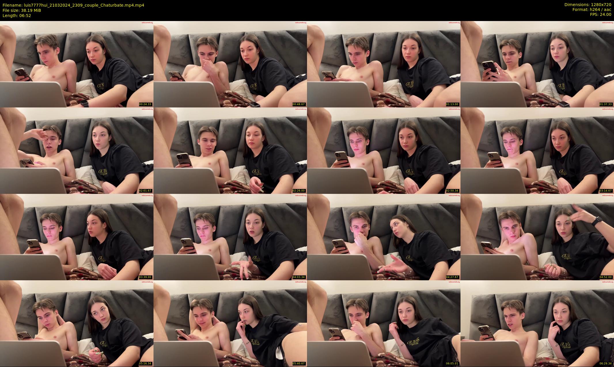 luis7777hui — 7 minute Chaturbate couple cam show recording, 720p, Mar 21, 2024
