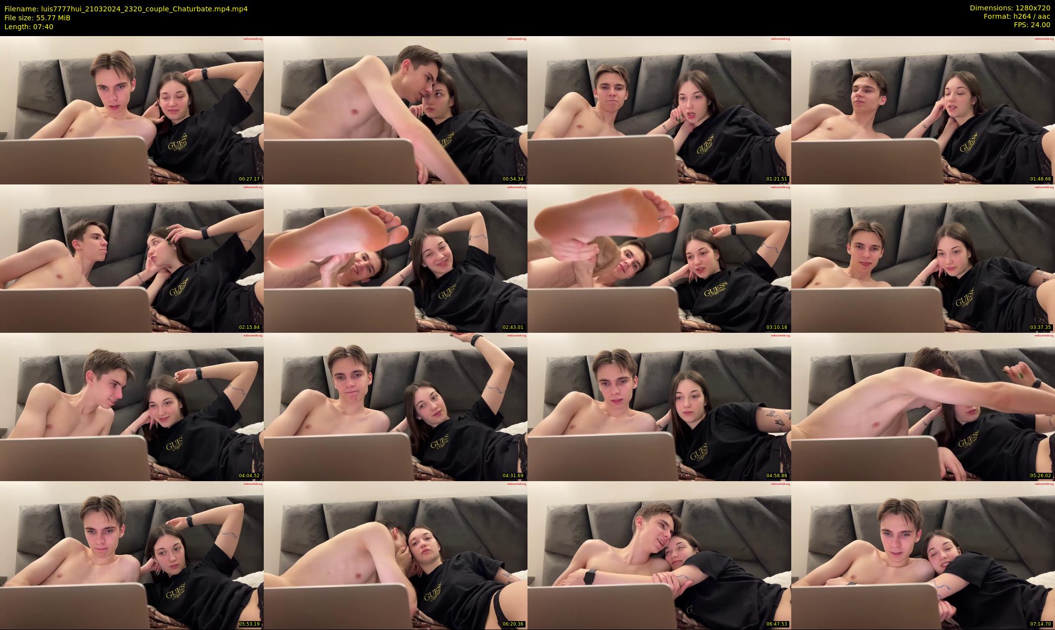 luis7777hui — 8 minute Chaturbate couple cam show recording, 720p, Mar 21, 2024
