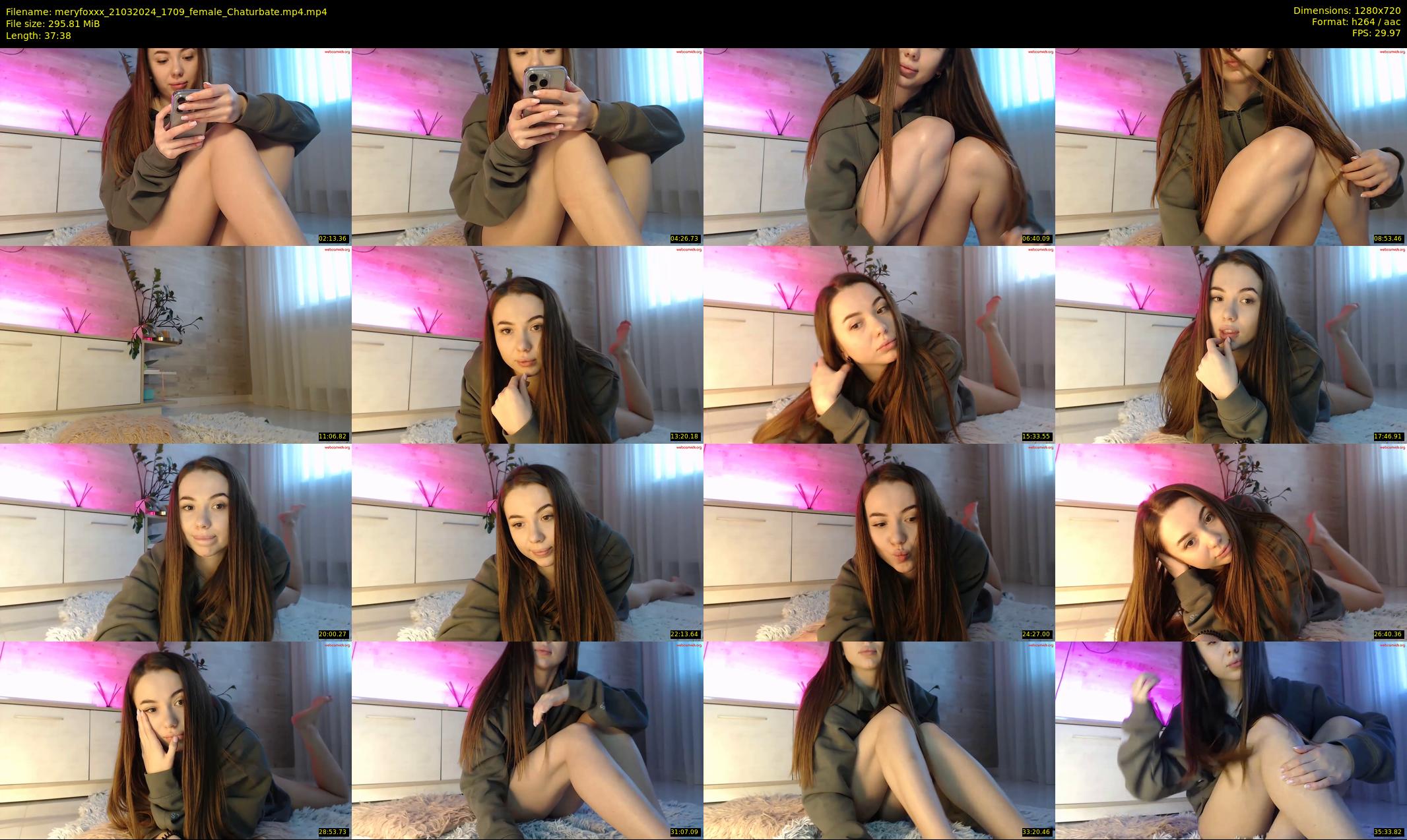 meryfoxxx — 38 minute Chaturbate female cam show recording, 720p, Mar 21, 2024