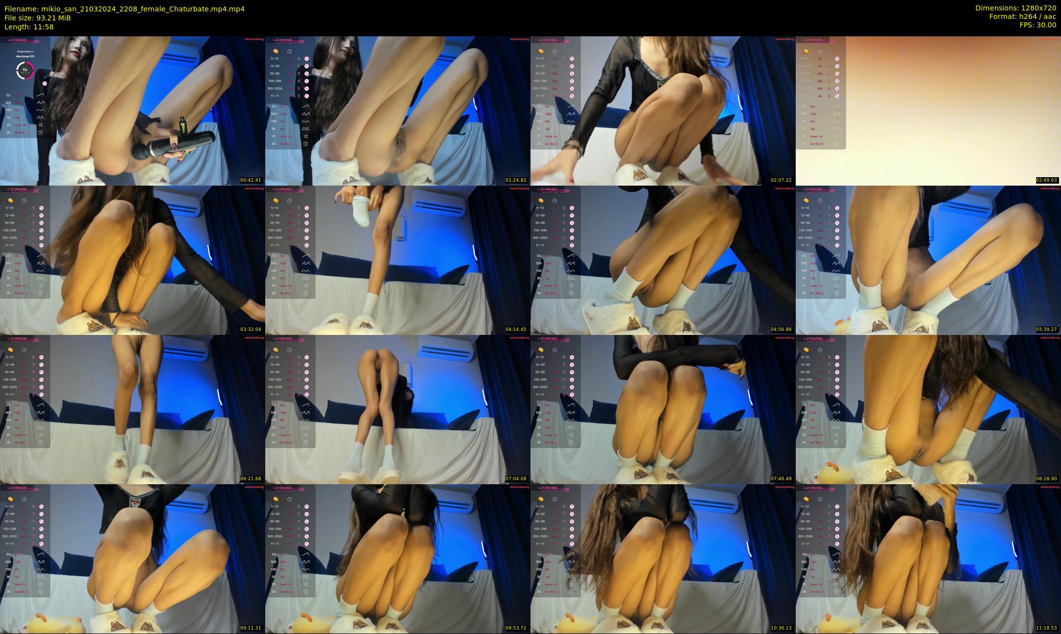 mikio_san — 12 minute Chaturbate female cam show recording, 720p, Mar 21, 2024