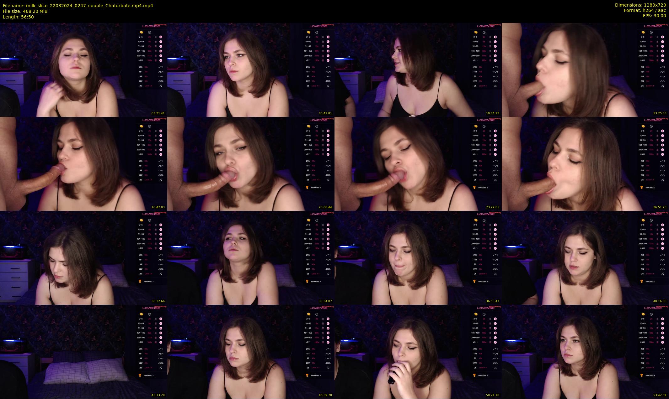 milk_slice — 57 minute Chaturbate couple cam show recording, 720p, Mar 22, 2024
