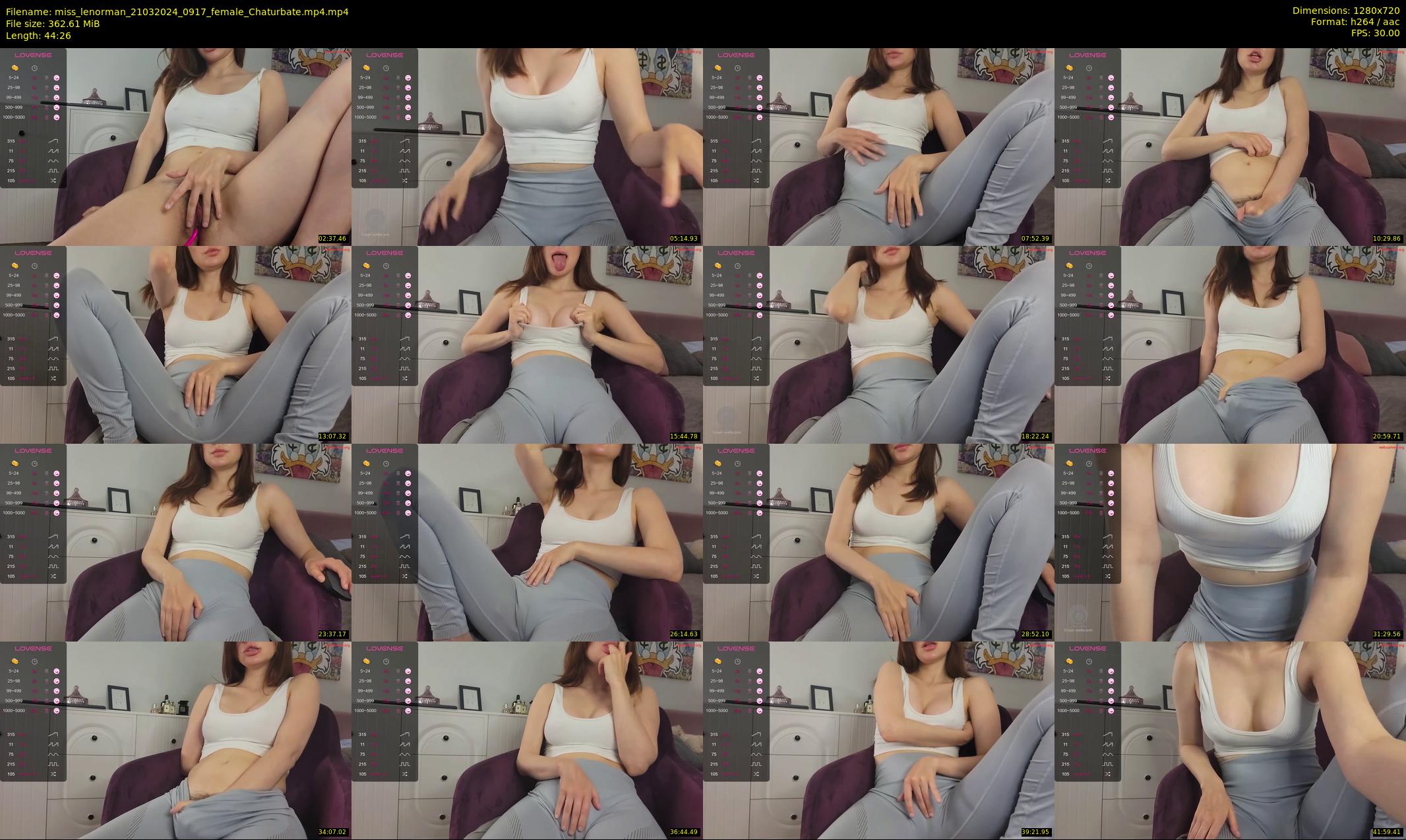 miss_lenorman — 45 minute Chaturbate female cam show recording, 720p, Mar 21, 2024