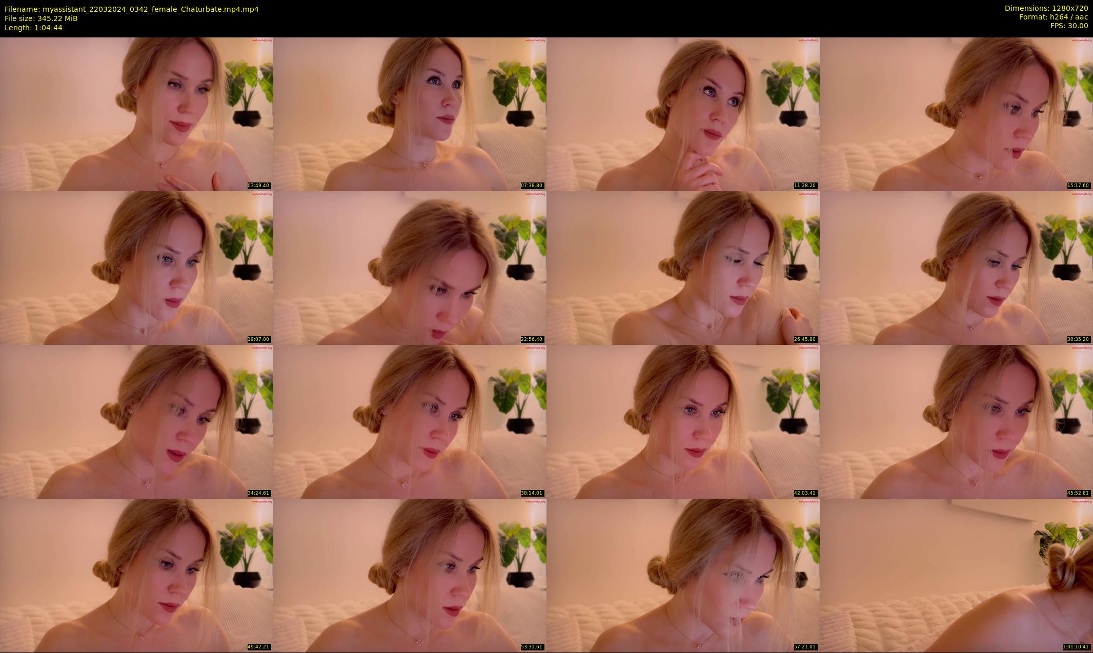 myassistant — 65 minute Chaturbate female cam show recording, 720p, Mar 22, 2024
