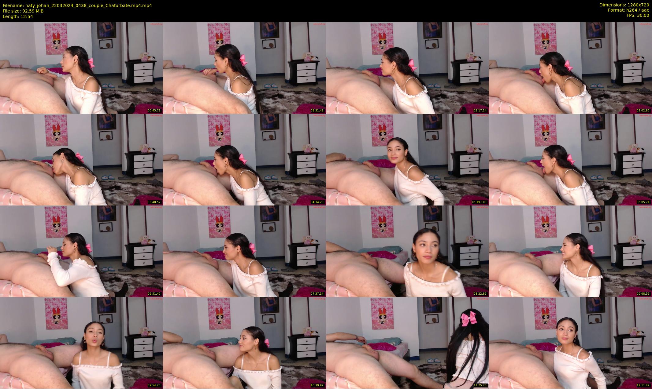 naty_johan — 13 minute Chaturbate couple cam show recording, 720p, Mar 22, 2024