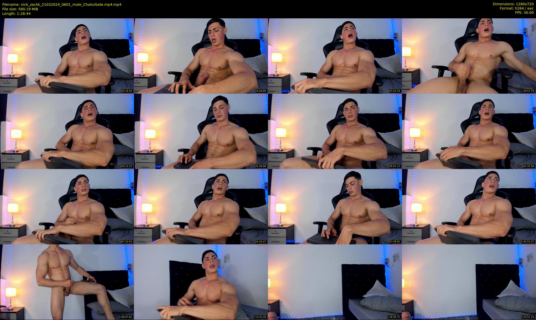 nick_zackk — 89 minute Chaturbate male cam show recording, 720p, Mar 21, 2024