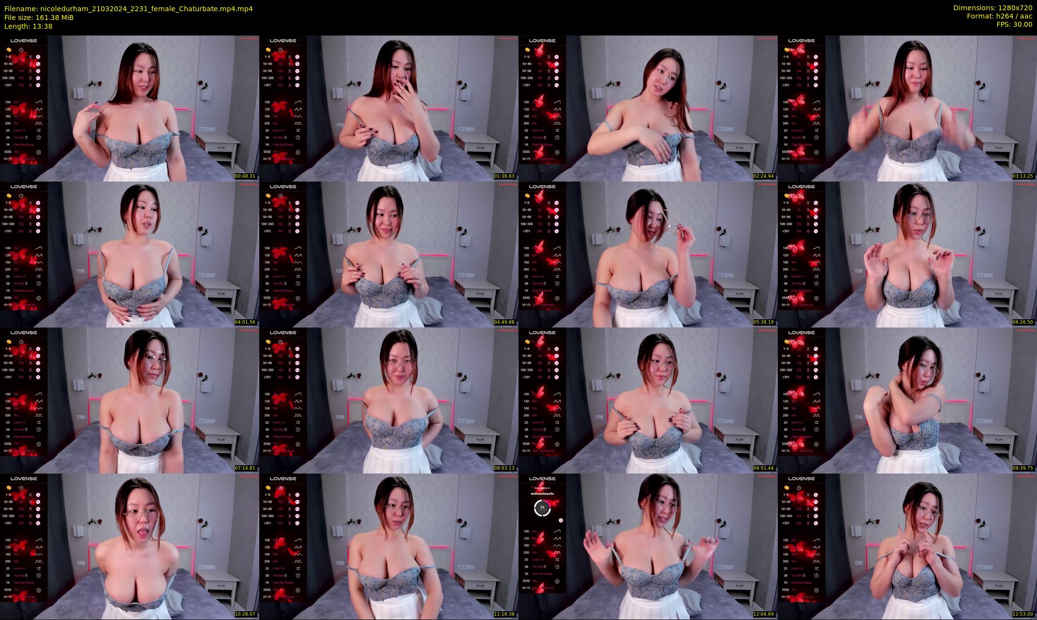 nicoledurham — 14 minute Chaturbate female cam show recording, 720p, Mar 21, 2024