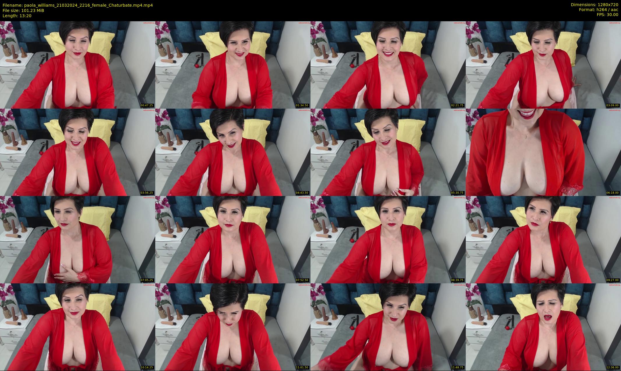 paola_williams — 14 minute Chaturbate female cam show recording, 720p, Mar 21, 2024