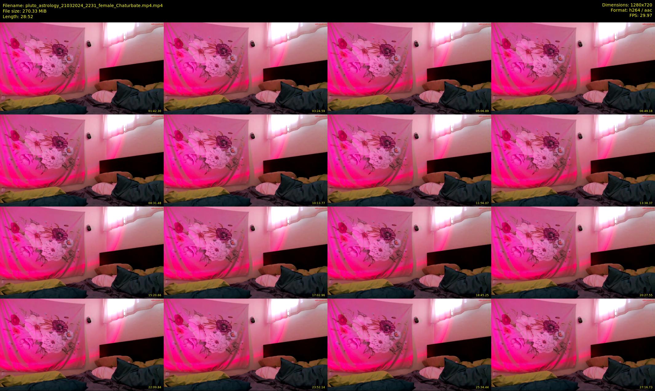 pluto_astrology — 29 minute Chaturbate female cam show recording, 720p, Mar 21, 2024