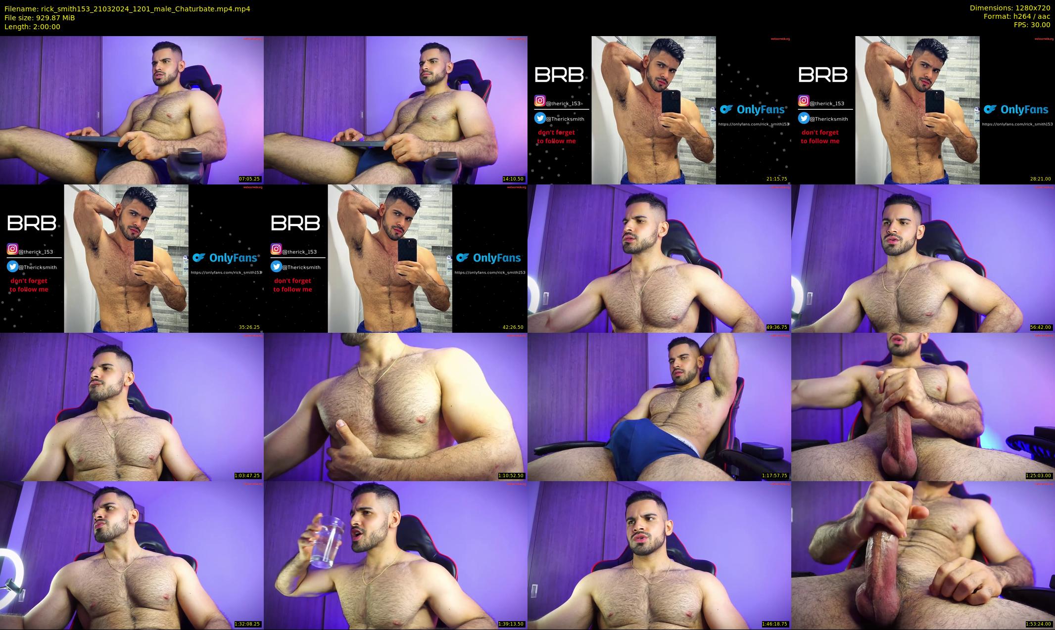 rick_smith153 — 120 minute Chaturbate male cam show recording, 720p, Mar 21, 2024