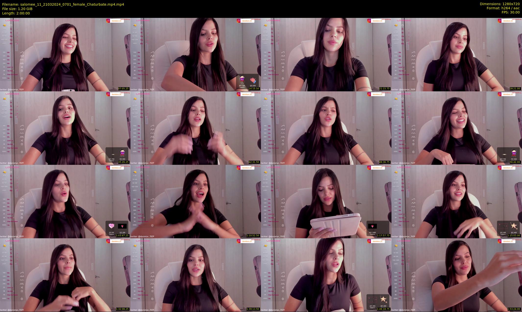 salomee_11 — 120 minute Chaturbate female cam show recording, 720p, Mar 21, 2024