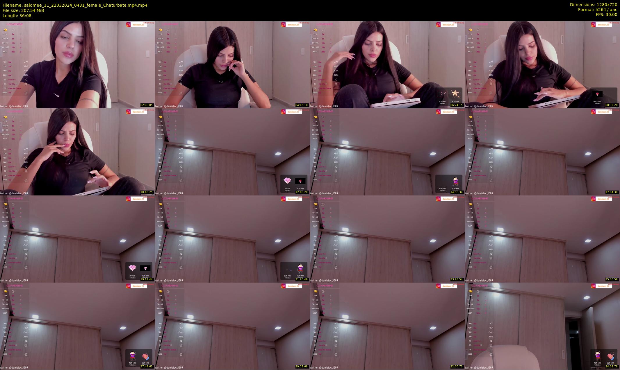 salomee_11 — 37 minute Chaturbate female cam show recording, 720p, Mar 22, 2024