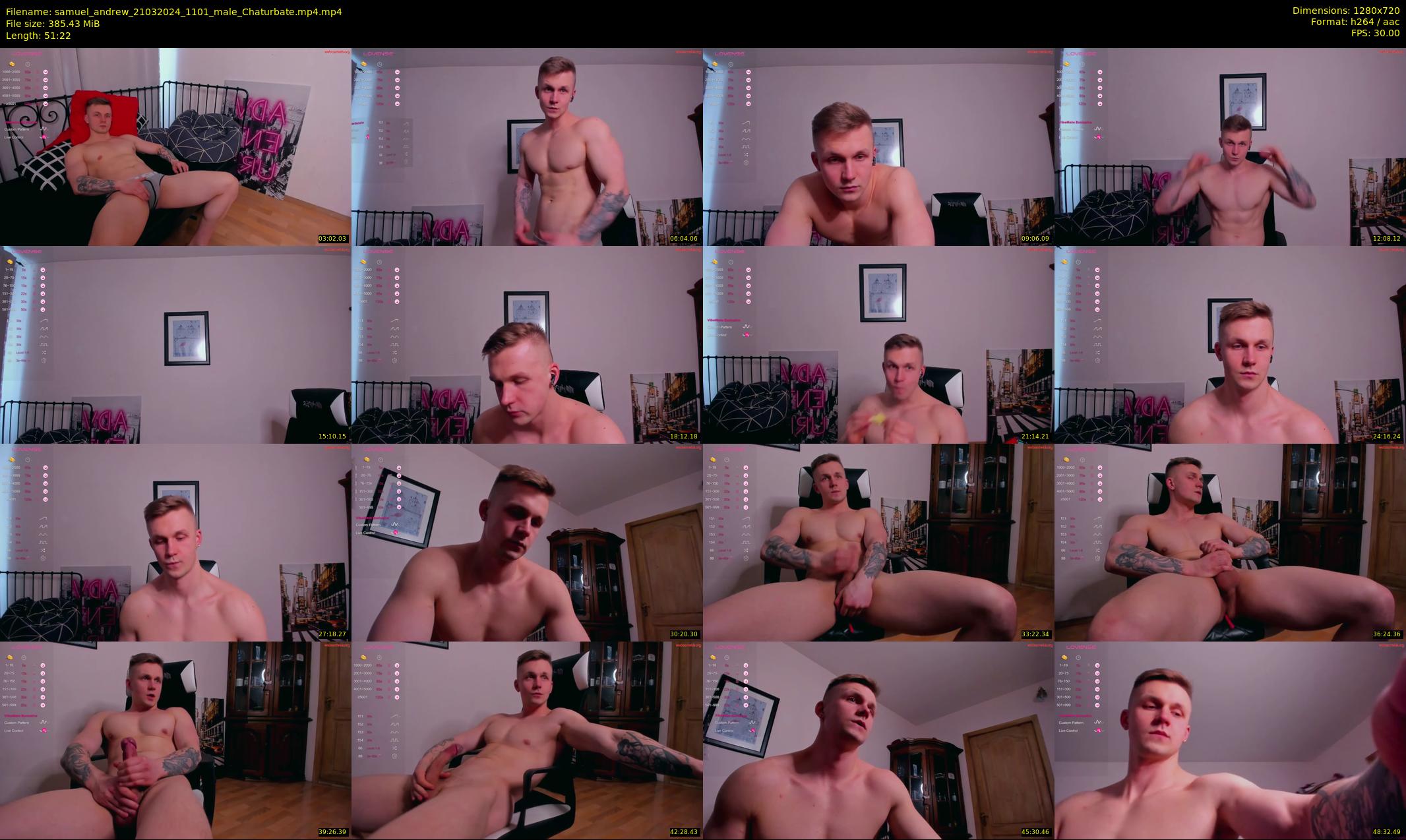 samuel_andrew — 52 minute Chaturbate male cam show recording, 720p, Mar 21, 2024