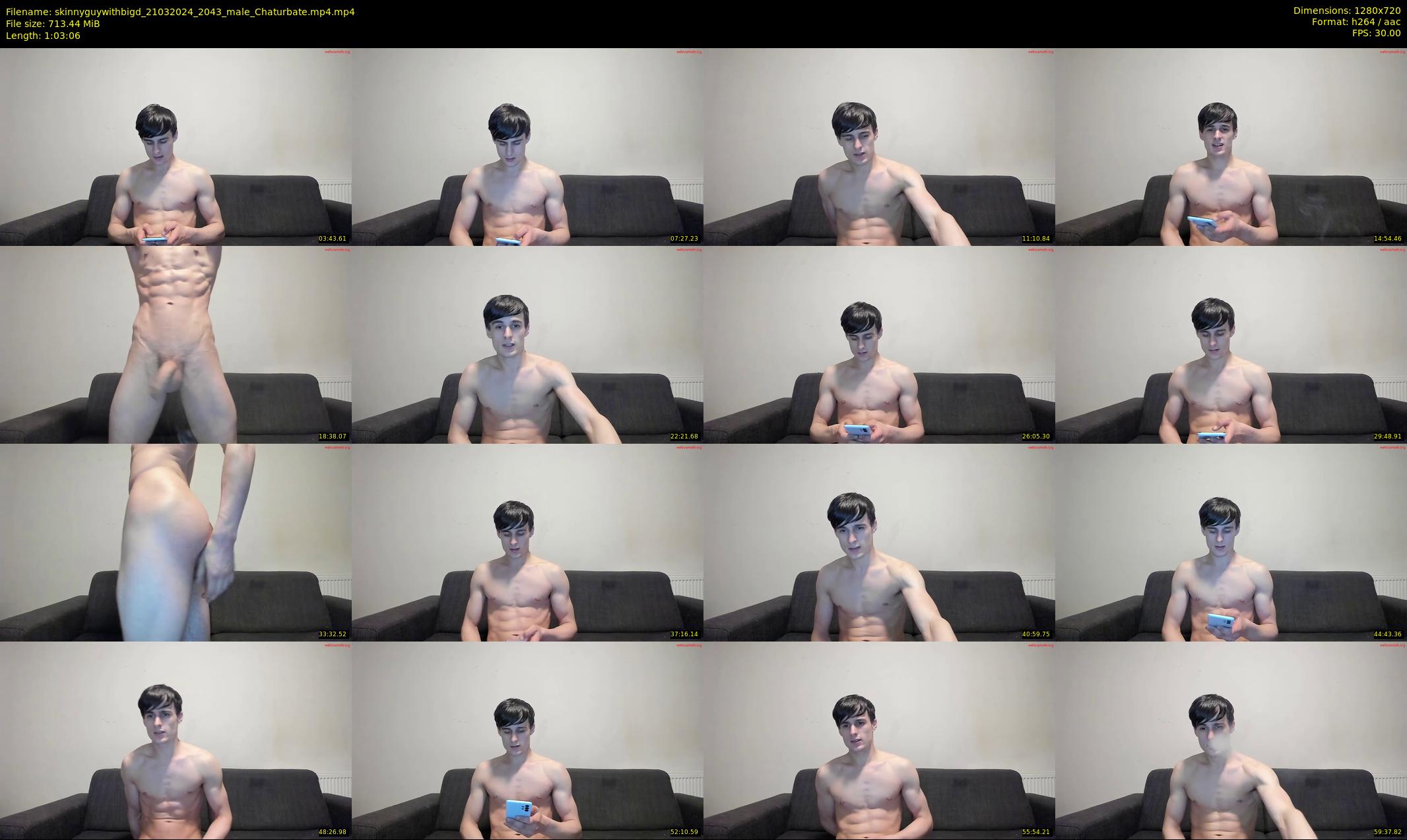 skinnyguywithbigd — 64 minute Chaturbate male cam show recording, 720p, Mar 21, 2024