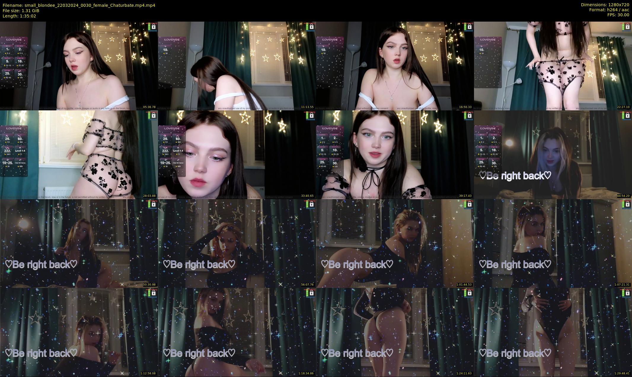 small_blondee — 96 minute Chaturbate female cam show recording, 720p, Mar 22, 2024