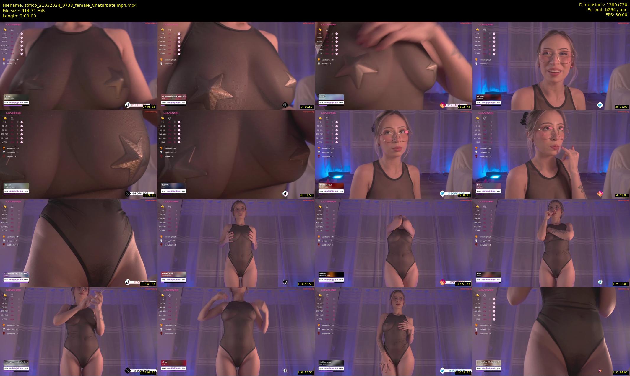 soficb — 120 minute Chaturbate female cam show recording, 720p, Mar 21, 2024