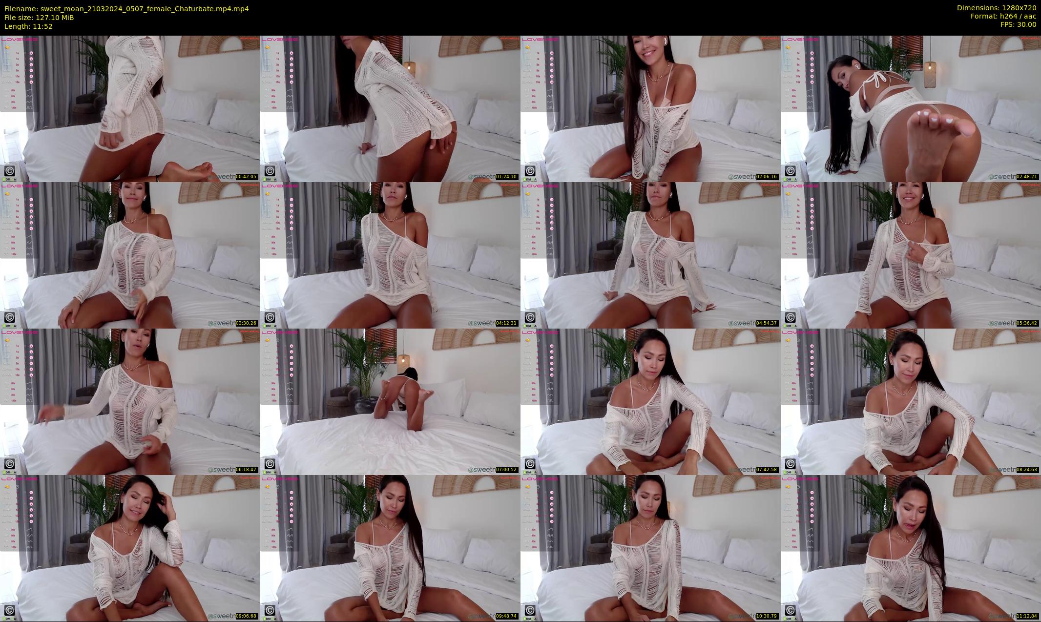 sweet_moan — 12 minute Chaturbate female cam show recording, 720p, Mar 21, 2024