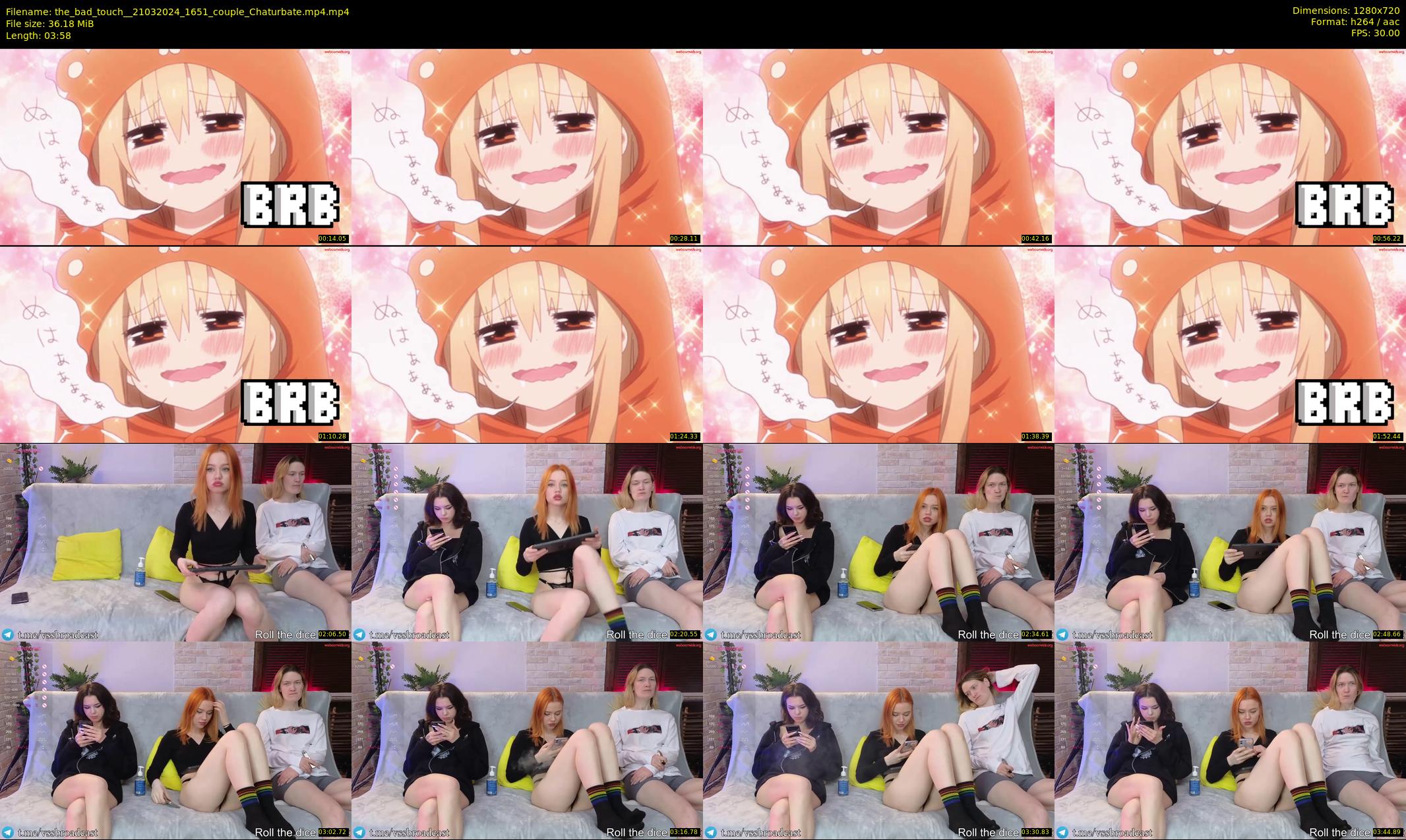 the_bad_touch_ — 4 minute Chaturbate couple cam show recording, 720p, Mar 21, 2024