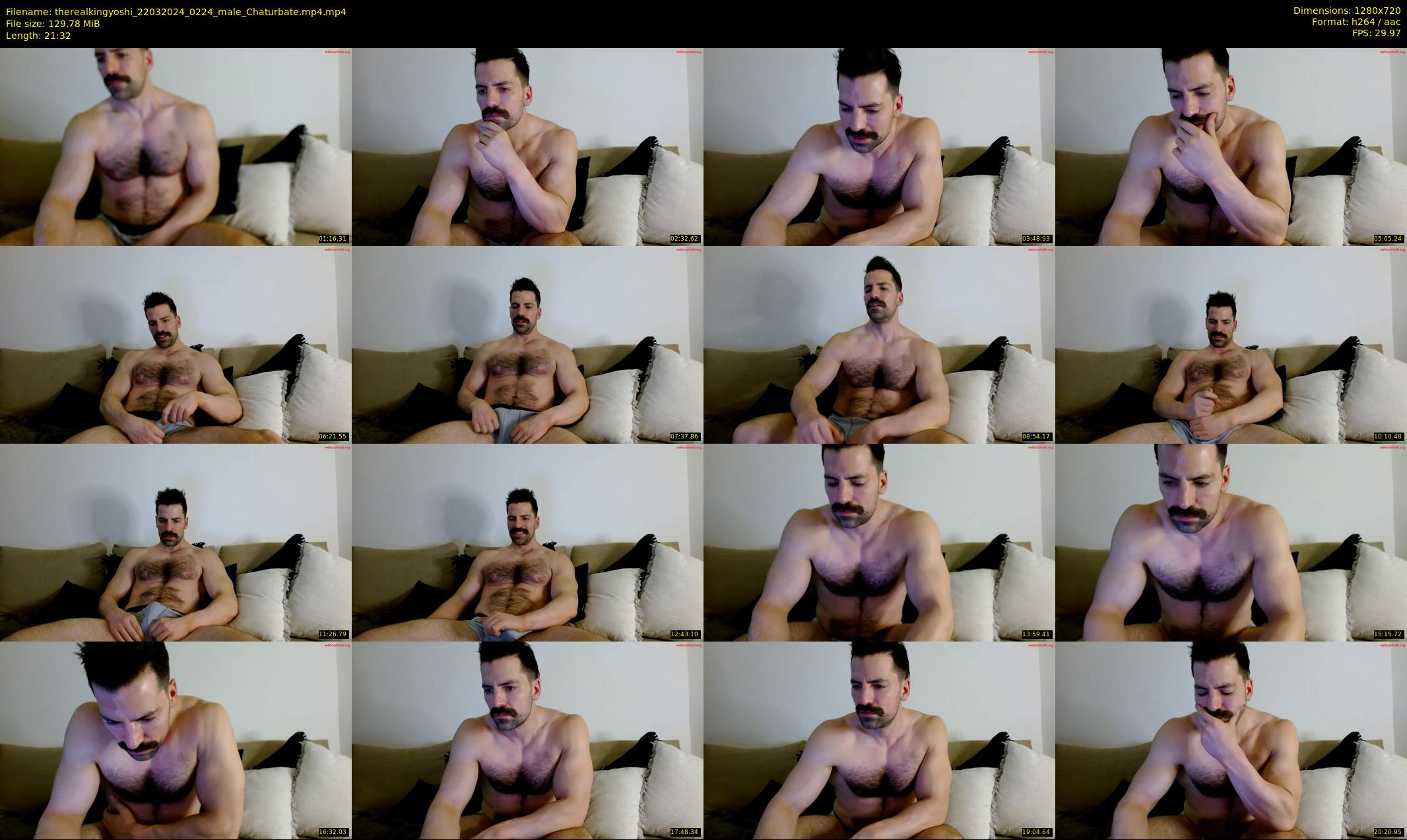 therealkingyoshi — 22 minute Chaturbate male cam show recording, 720p, Mar 22, 2024